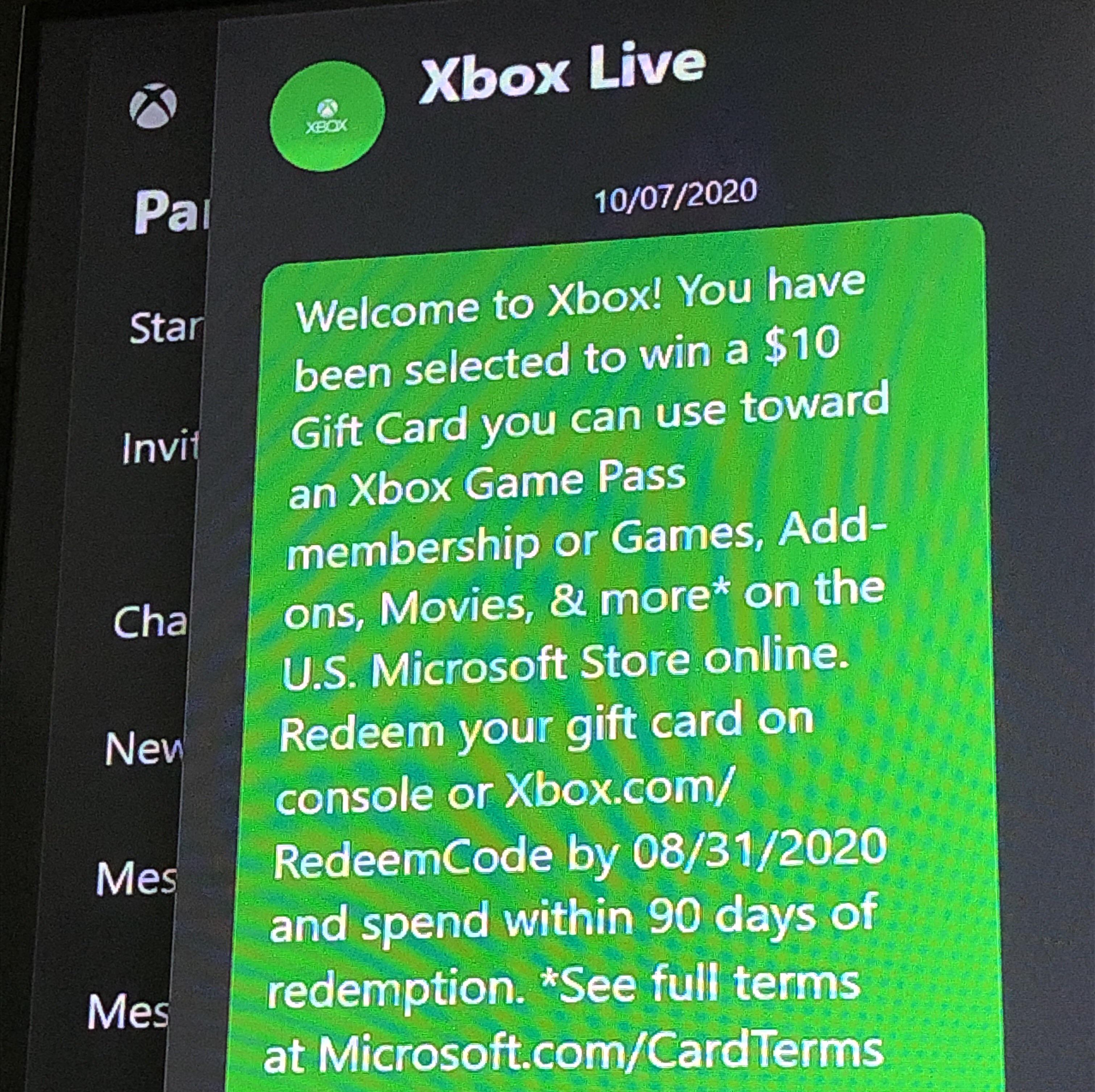 Logged on to my smurf acc and got this message xboxone
