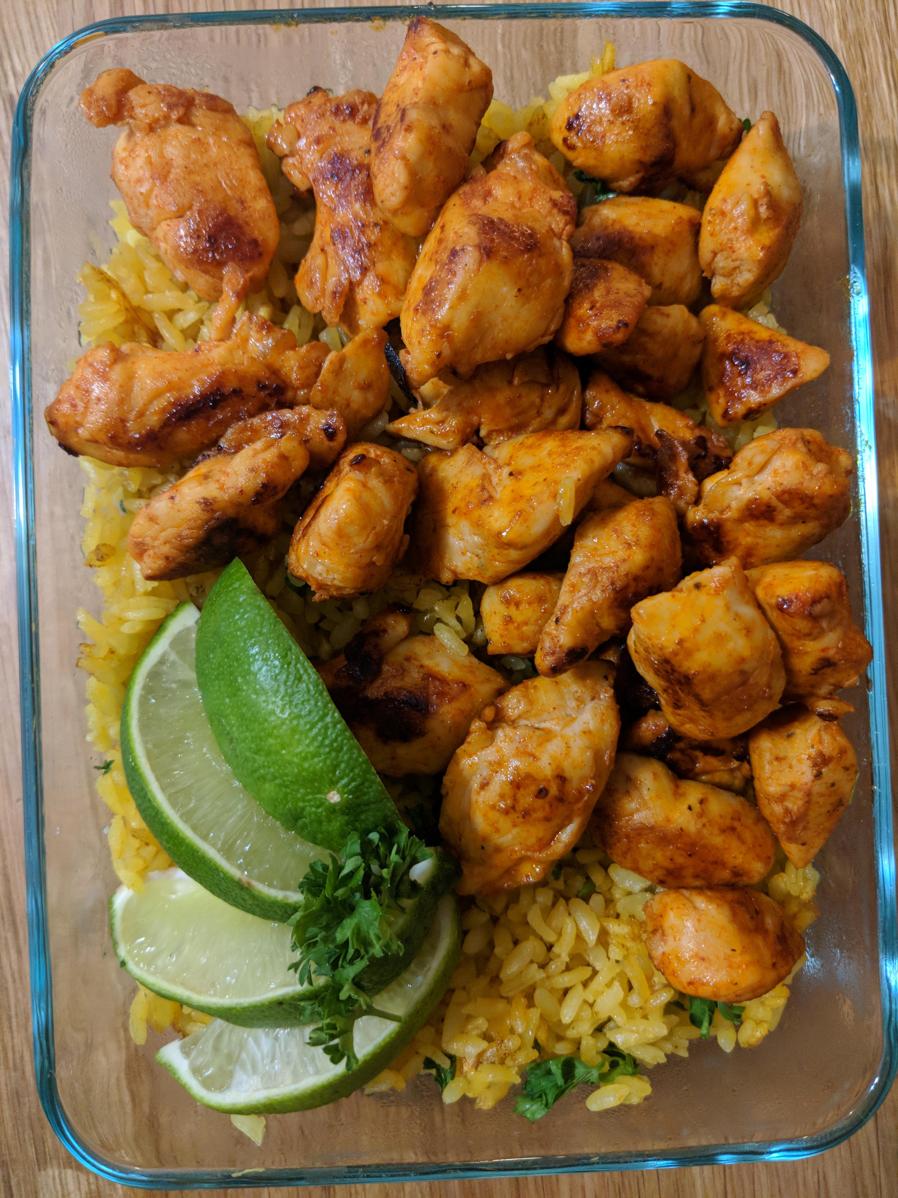 [Homemade] Cumin Chicken and Rice r/food