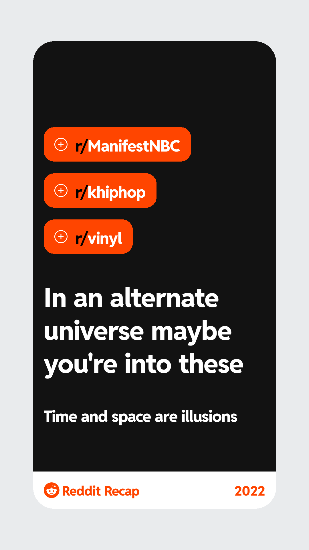 reddit vs universe vs metaverse r/recap