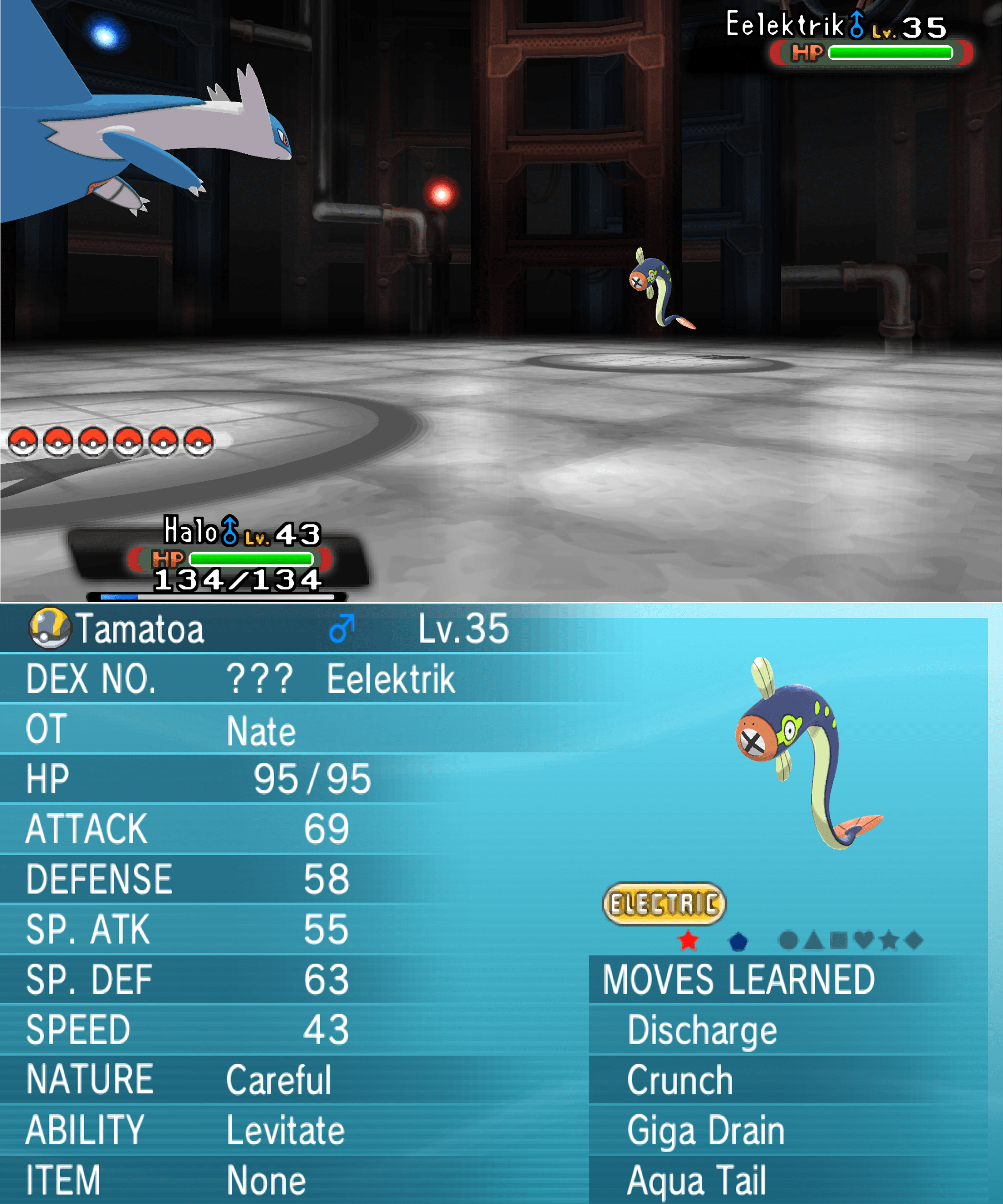 Not even shiny clause, Just my New Mauville encounter before 6th gym