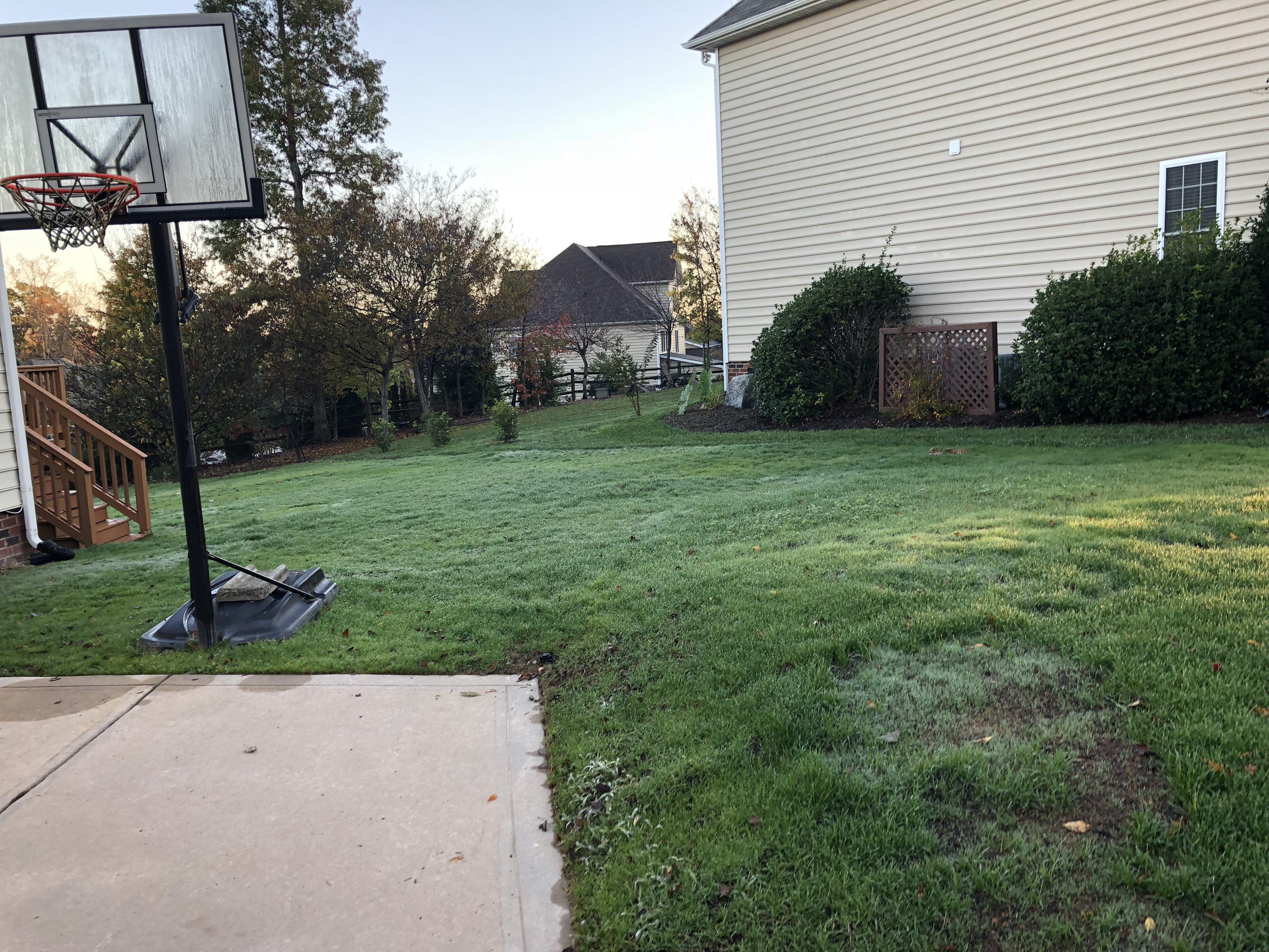 Any outdoor projector screens suitable for a sloped backyard ? ISO one