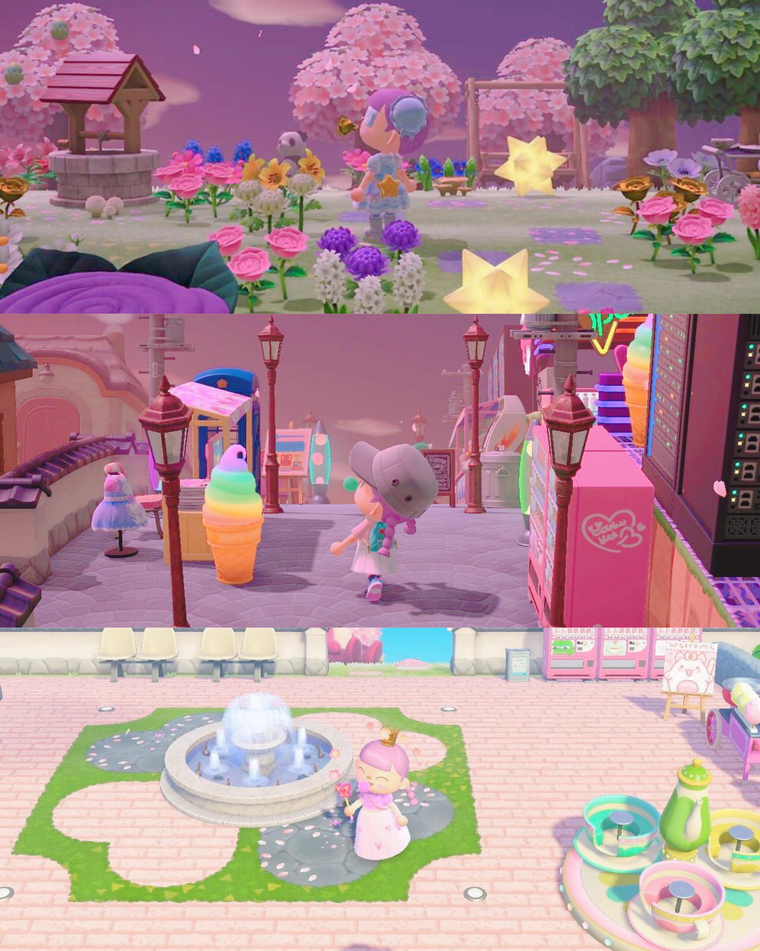 Dreamy Kawaii Island from Youtube r/AnimalCrossingTours