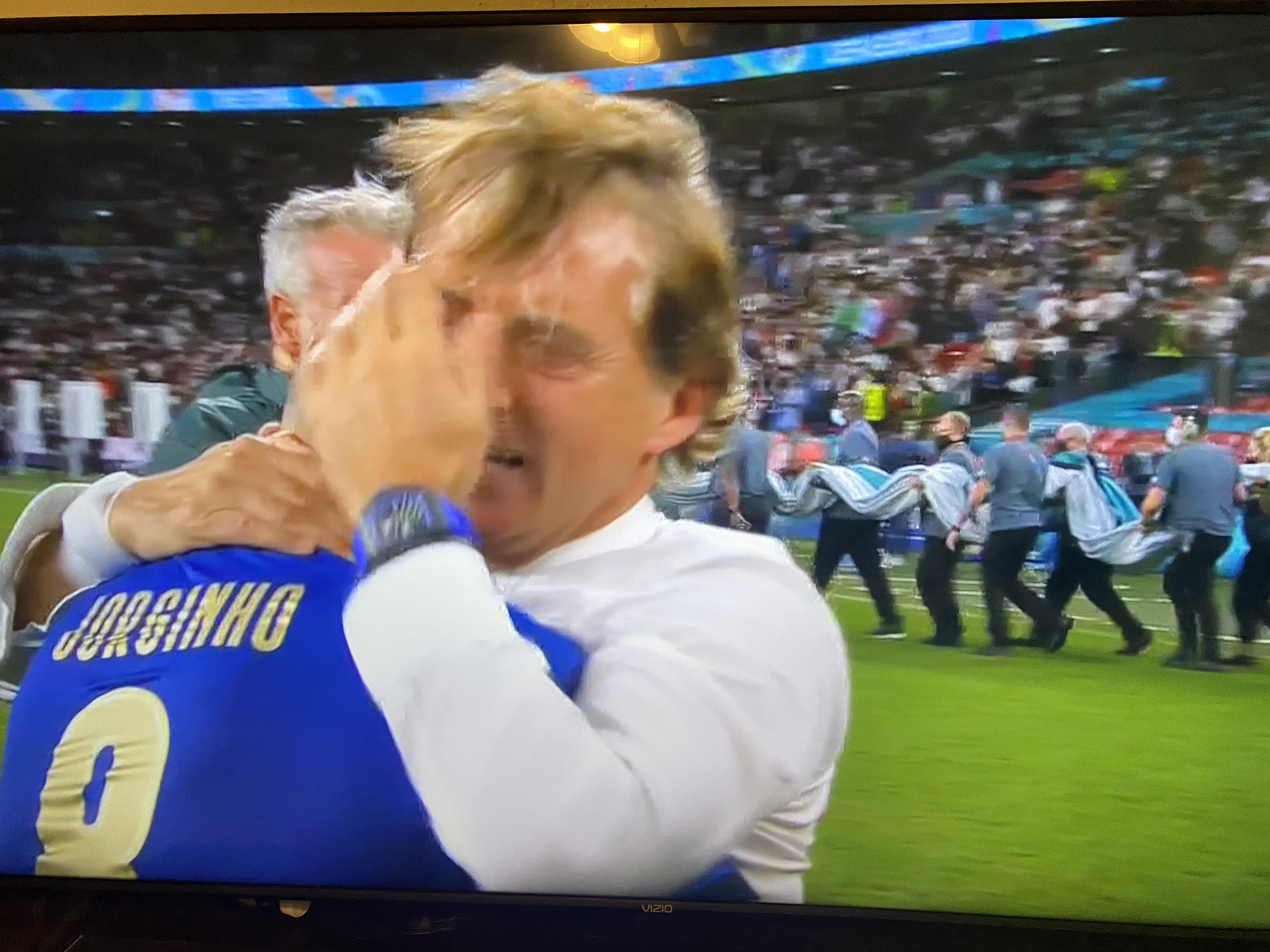 England taking off medals UEFAChampionsLeague