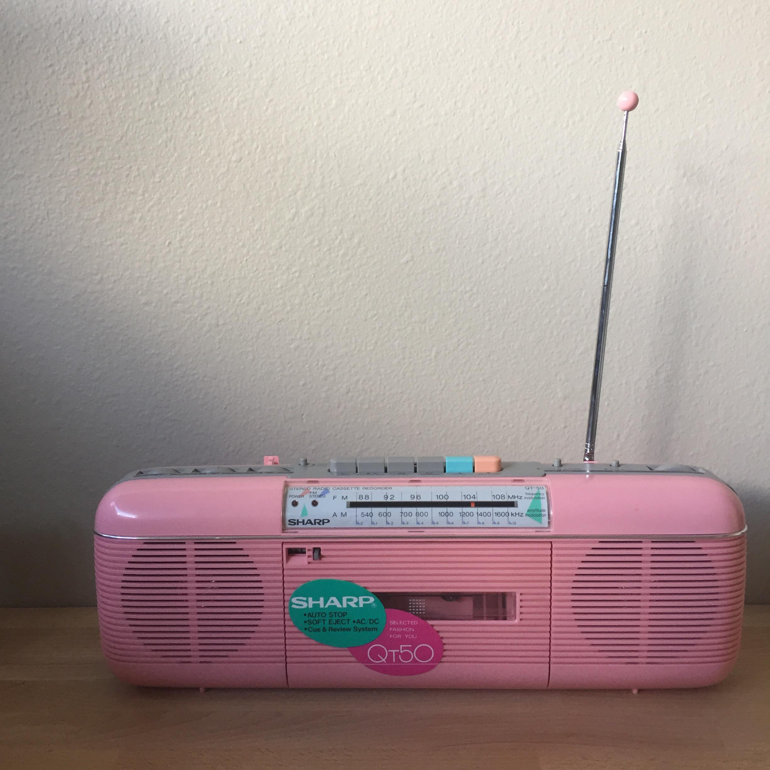 Sharp QT 50 Boombox r/GenX