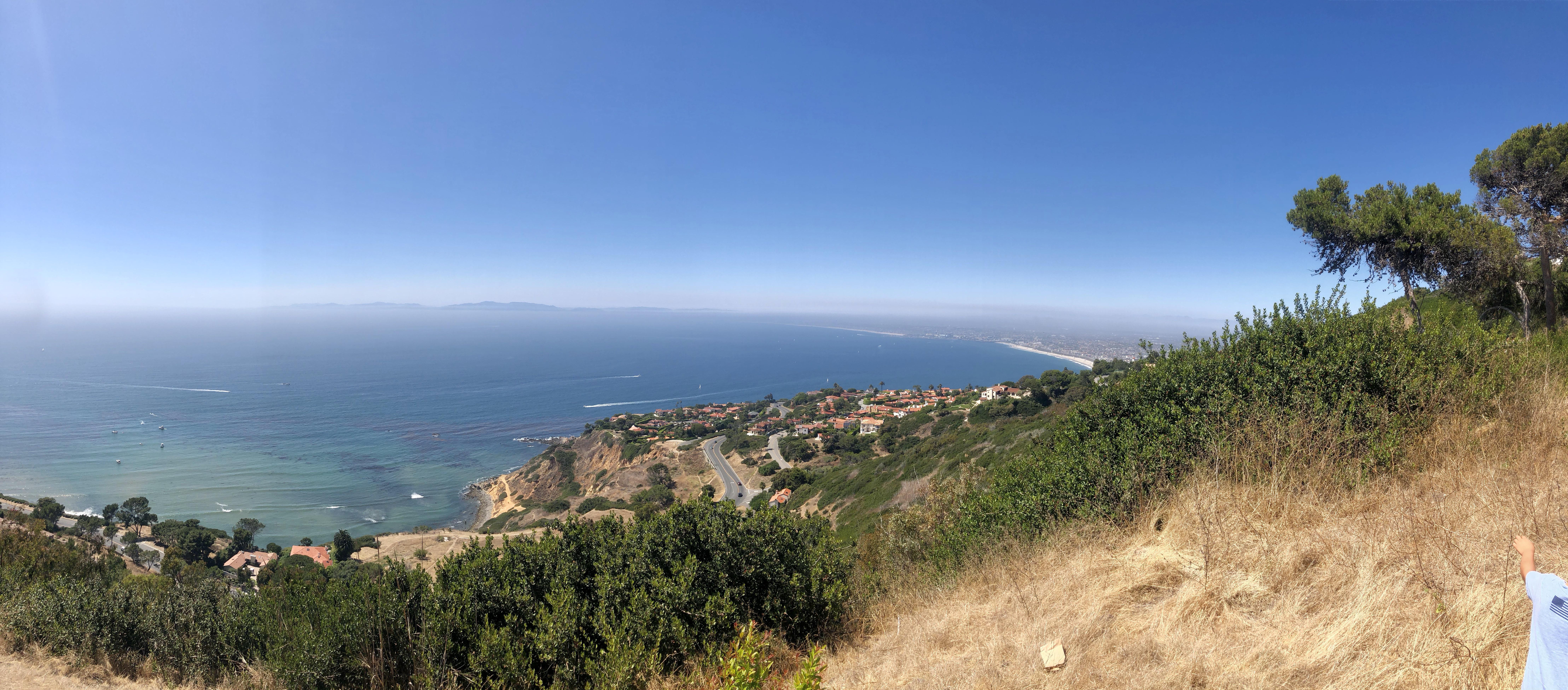 View of the South Bay from Palos Verdes today. Perfect weather to be