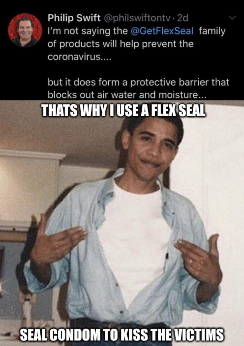 new product??? flex seal condom r/memes