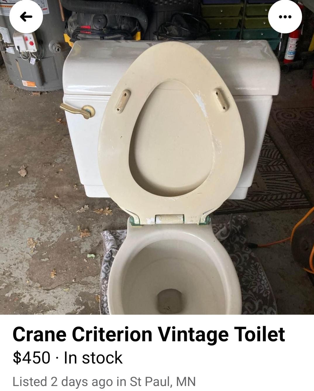 450 used toilet r/delusionalcraigslist