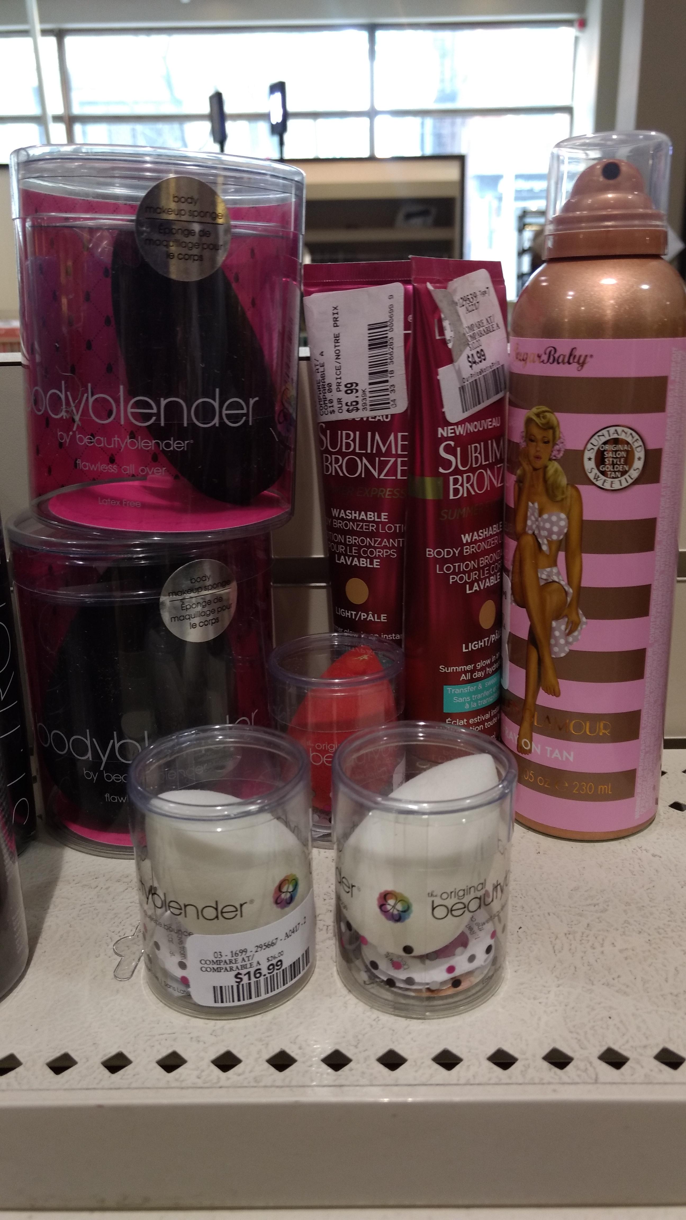 PSA Original Beauty Blenders 17 and Body blender 25 at Winners