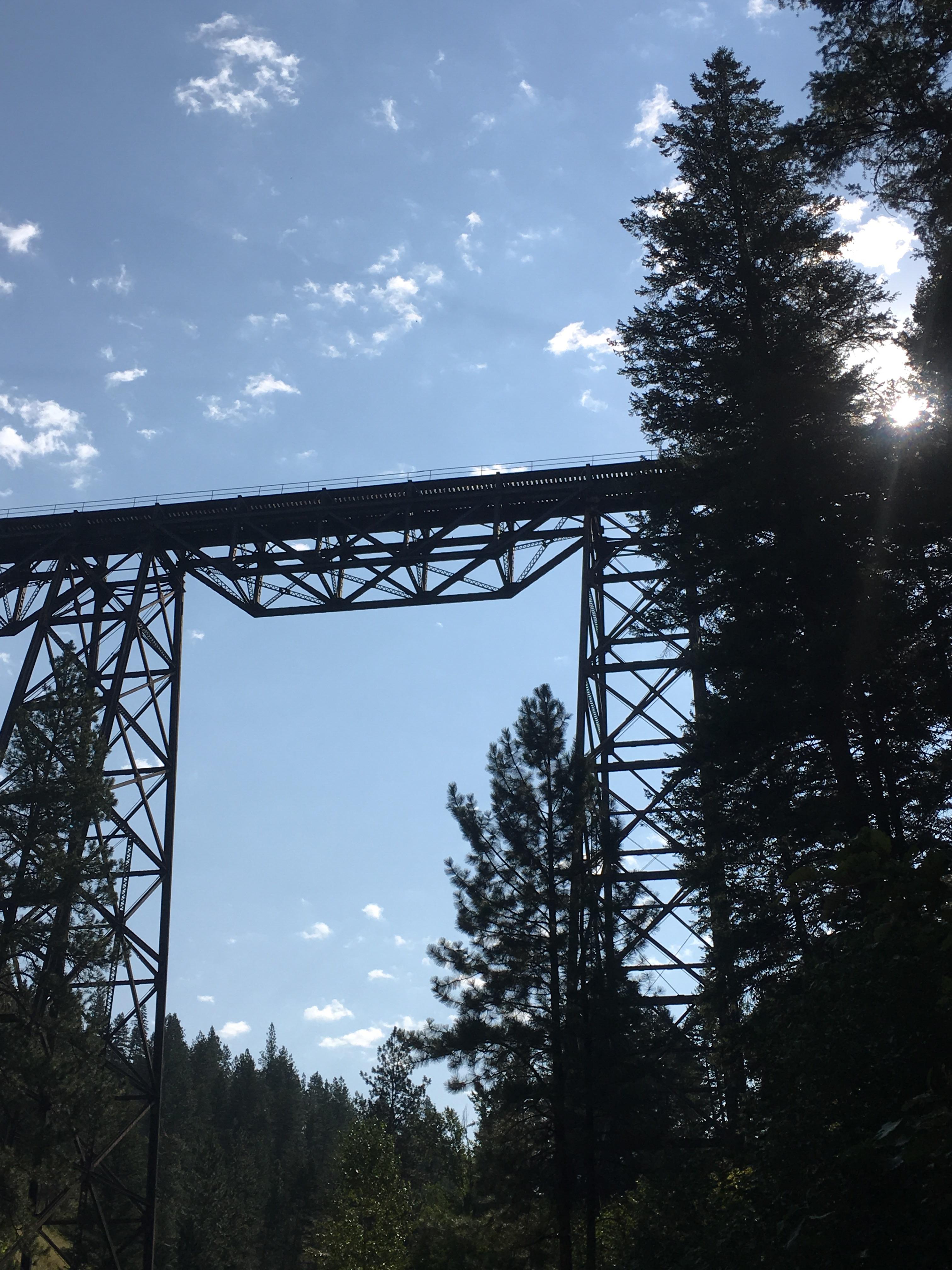 Marant Gulch Railroad Trestle near Missoula, MT. The highest bridge on