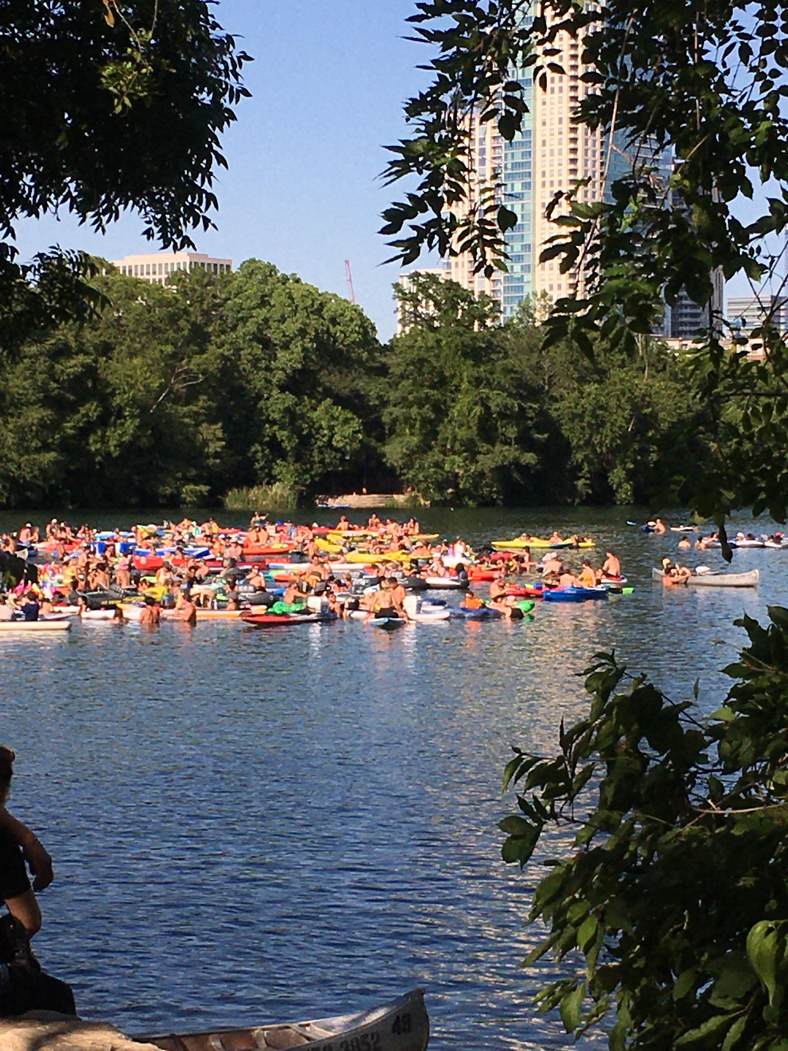 Saturday on lady bird lake r/Austin