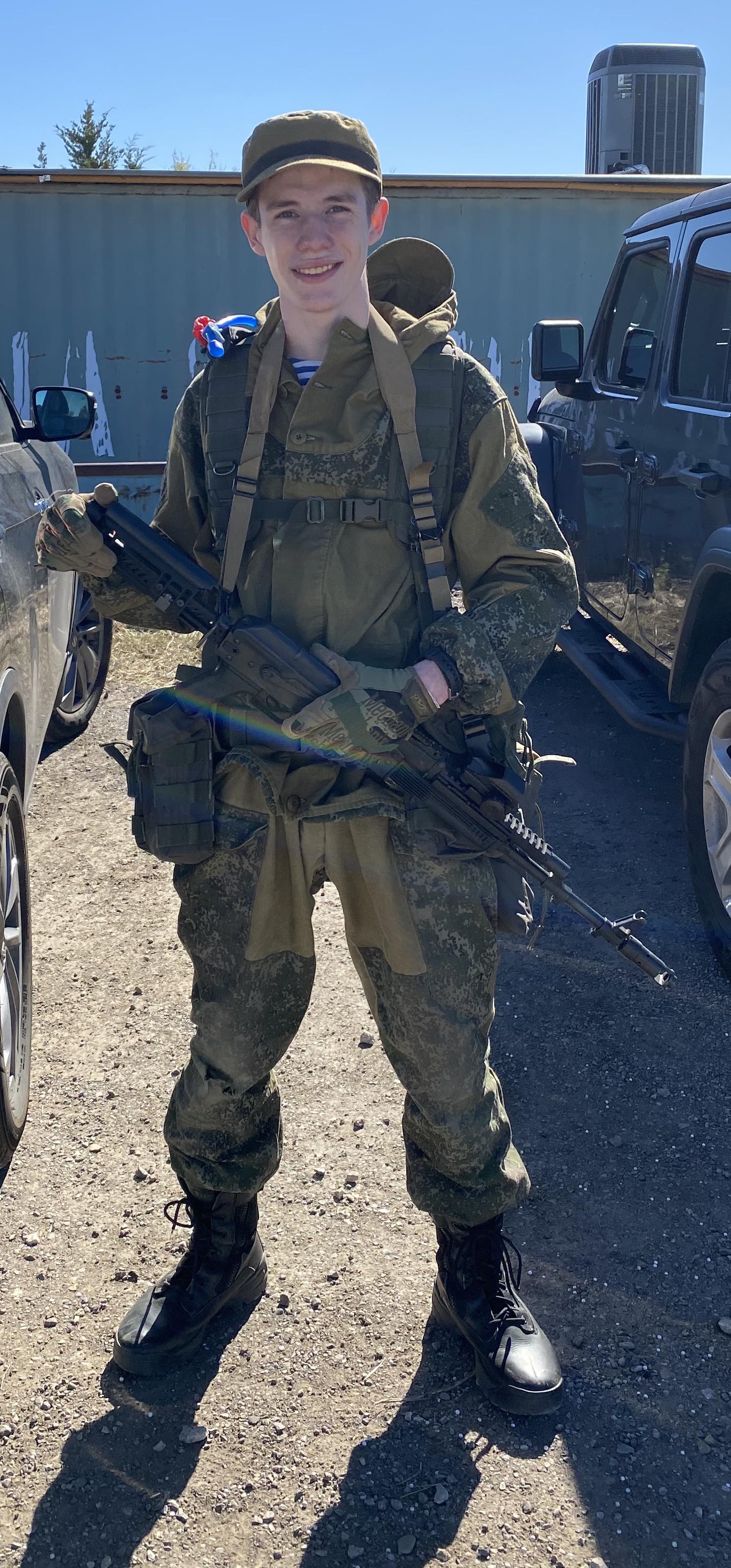 Went out this weekend, loving the cold weather r/airsoft