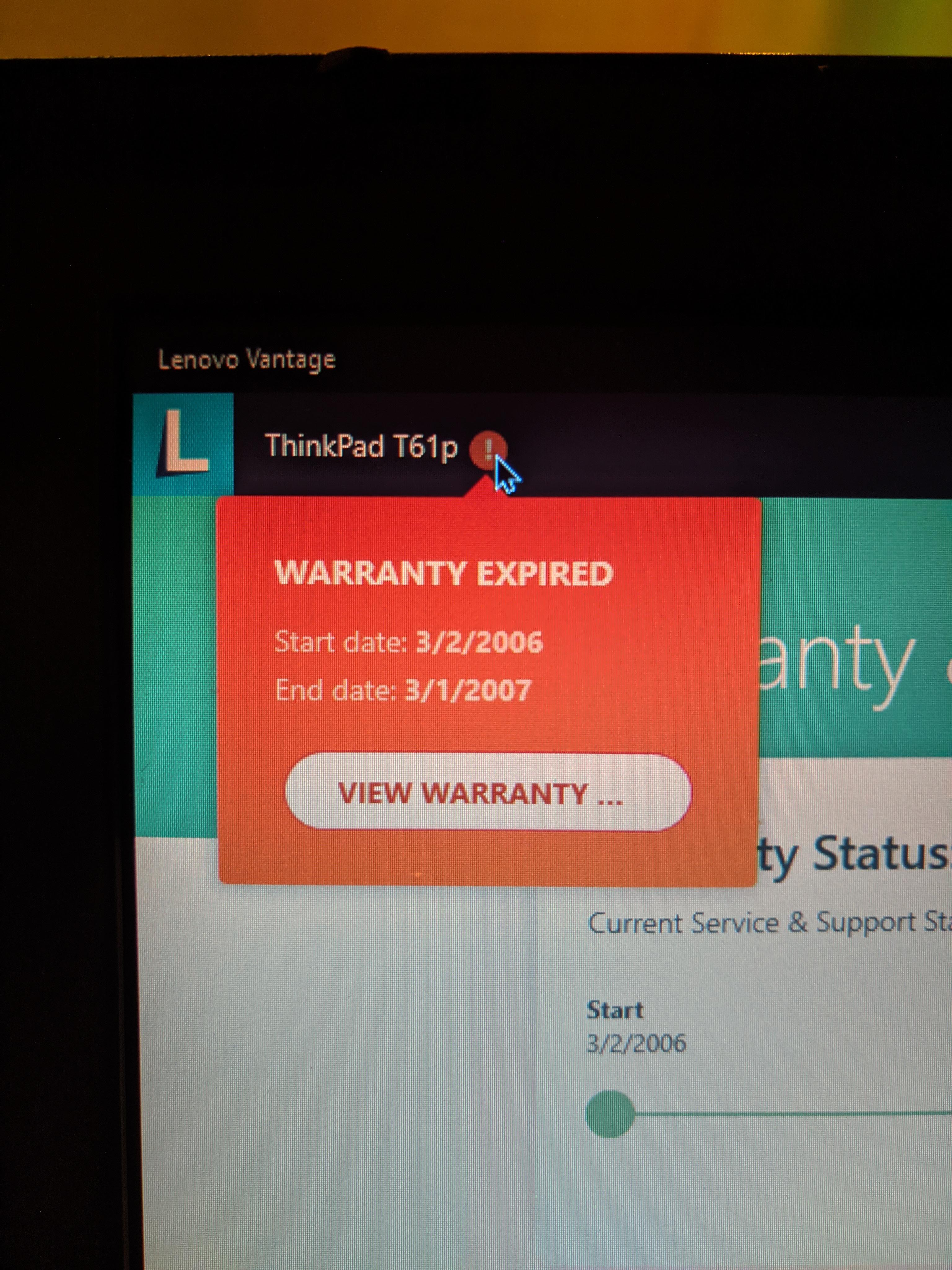 Good thing I don't need a warranty on this thing r/thinkpad