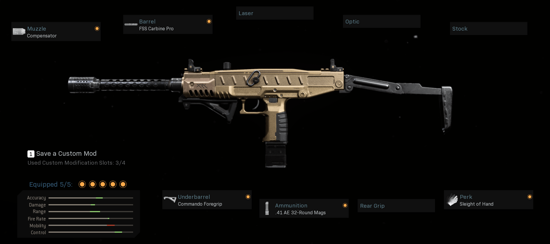 [MP] Hardhitting, zero recoil Uzi loadout (untested for WZ) r/MWLoadouts