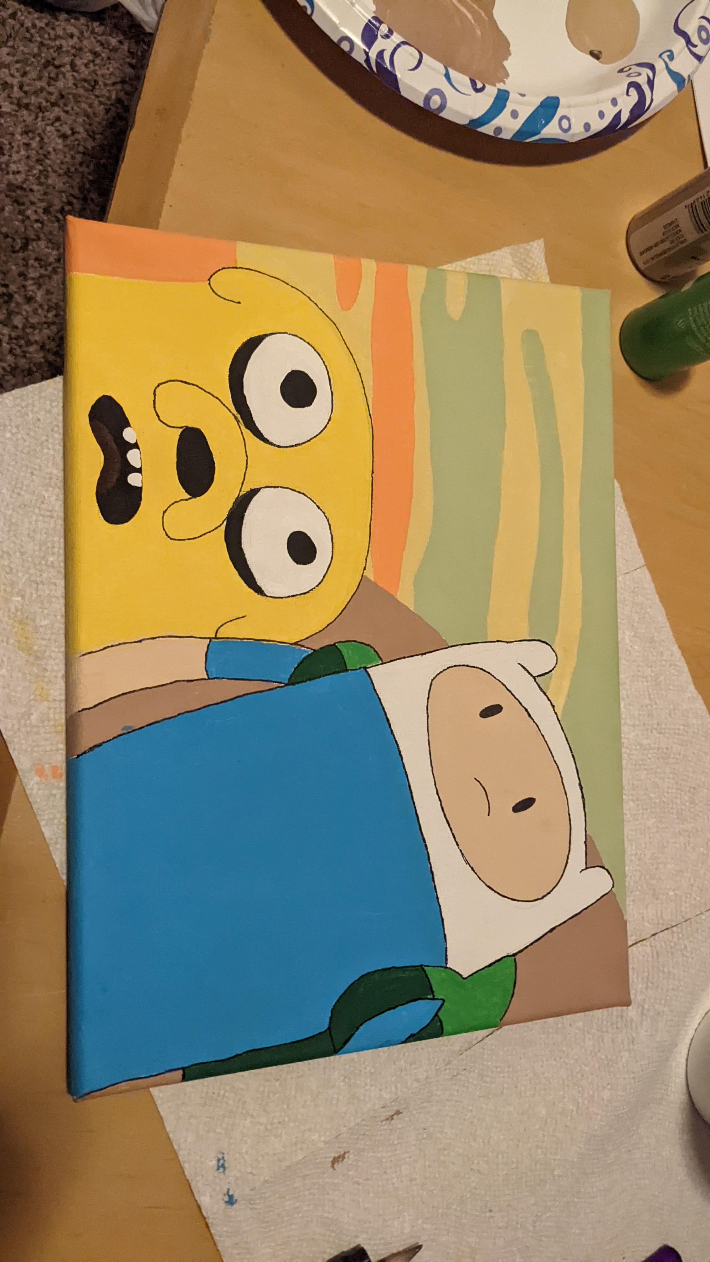 My cursed jake painting r/adventuretime