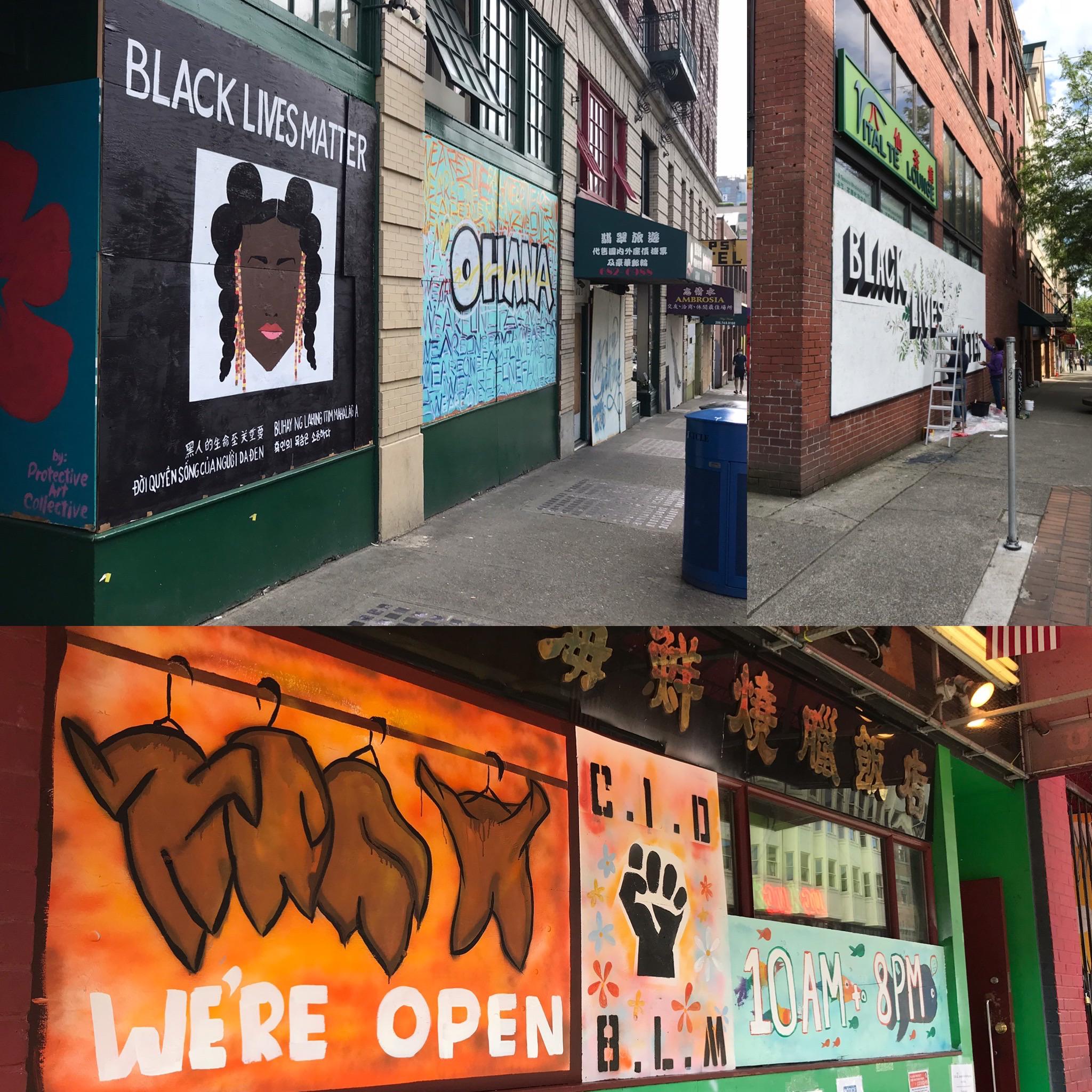 Murals in Chinatown r/Seattle