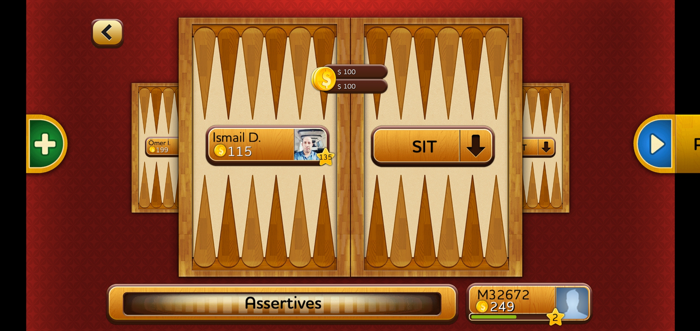 Could you please suggest a Backgammon app with play money? (backgammon