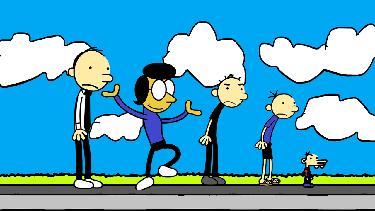The Heffley Family Walking to the Beach In Colour r/LodedDiper