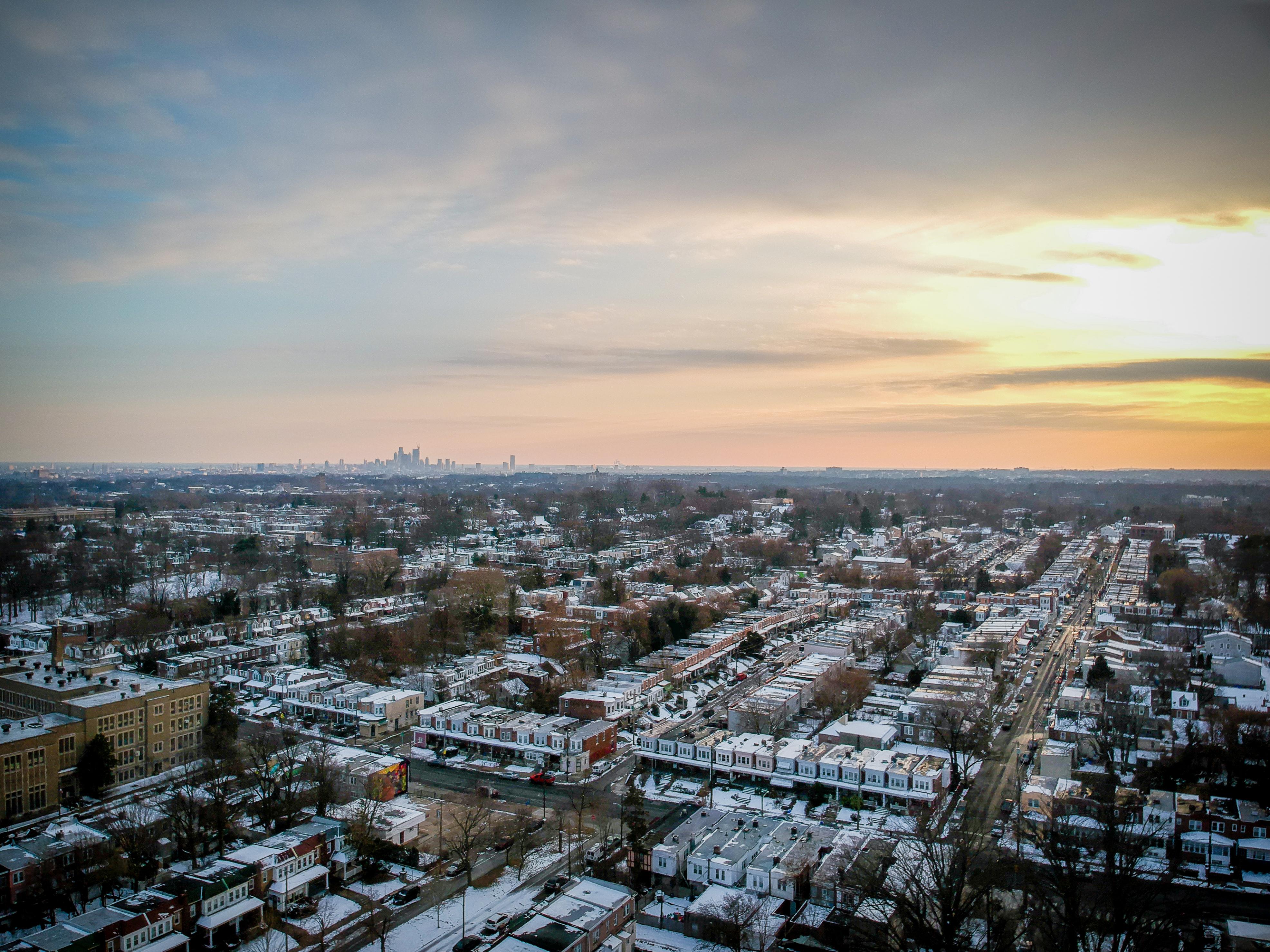 Drone shot from E Mount Airy r/philadelphia