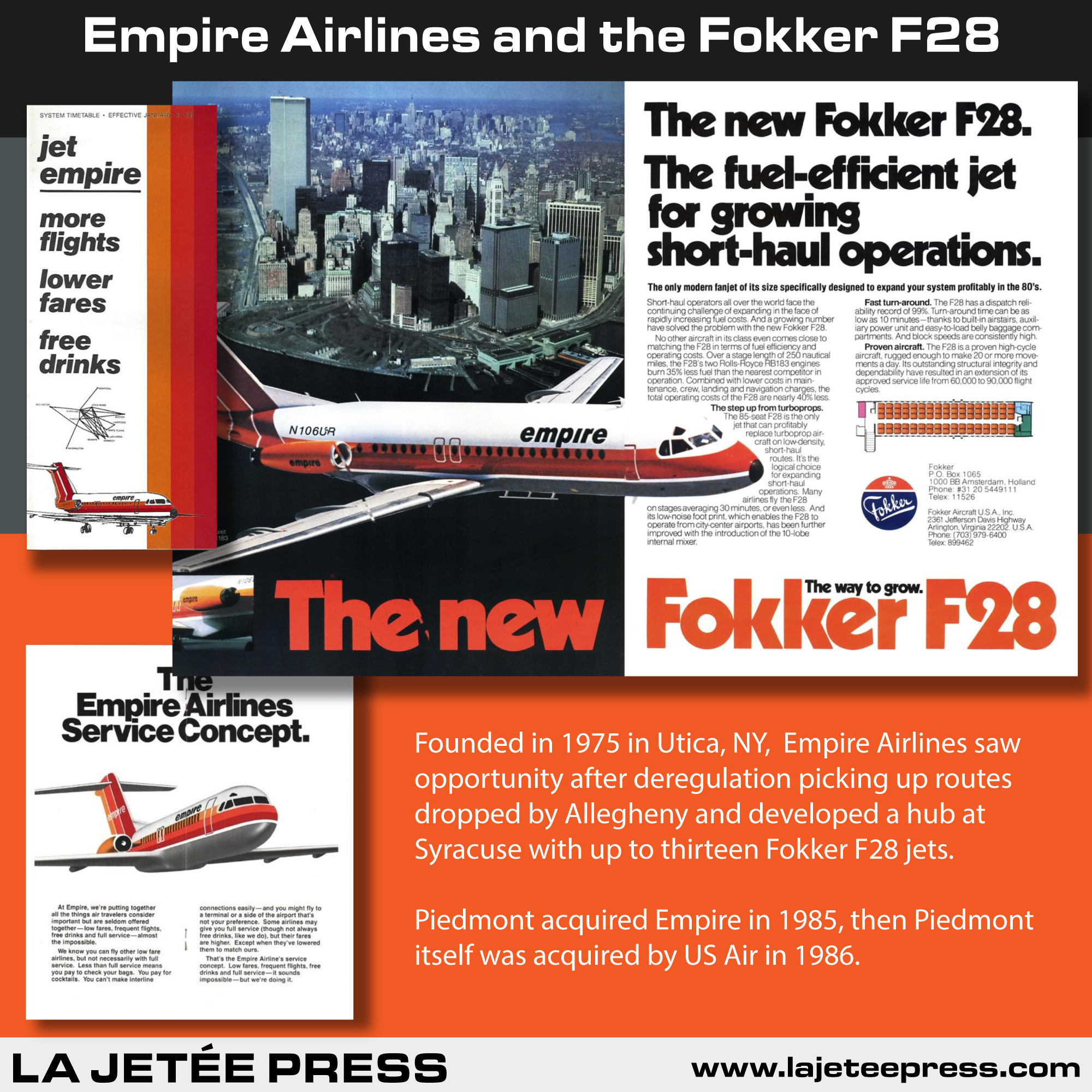 Empire Airlines of New York (19751985) and the Fokker F28 r/aviation