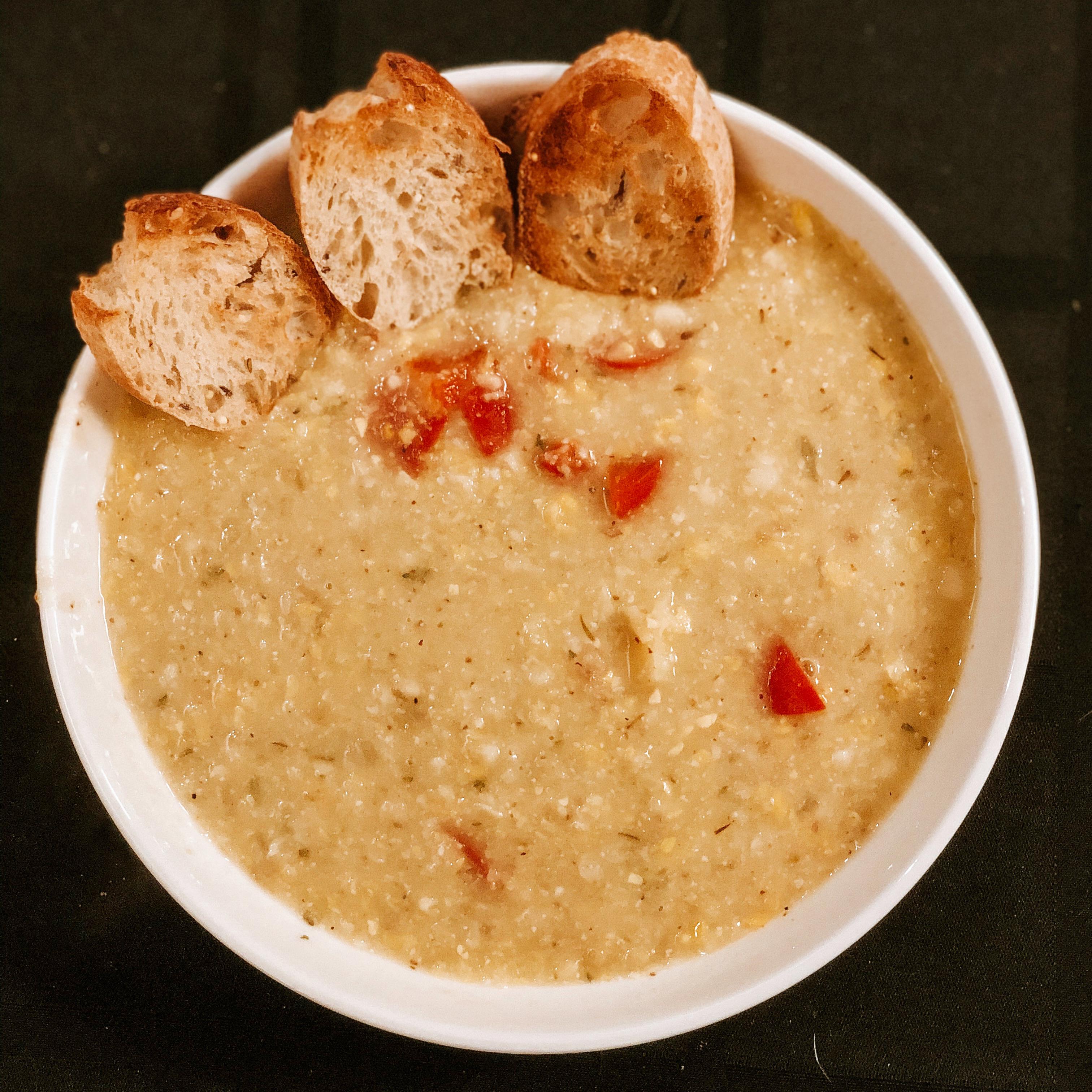 Made forks over knives corn chowder for dinner and it was amazing!! r