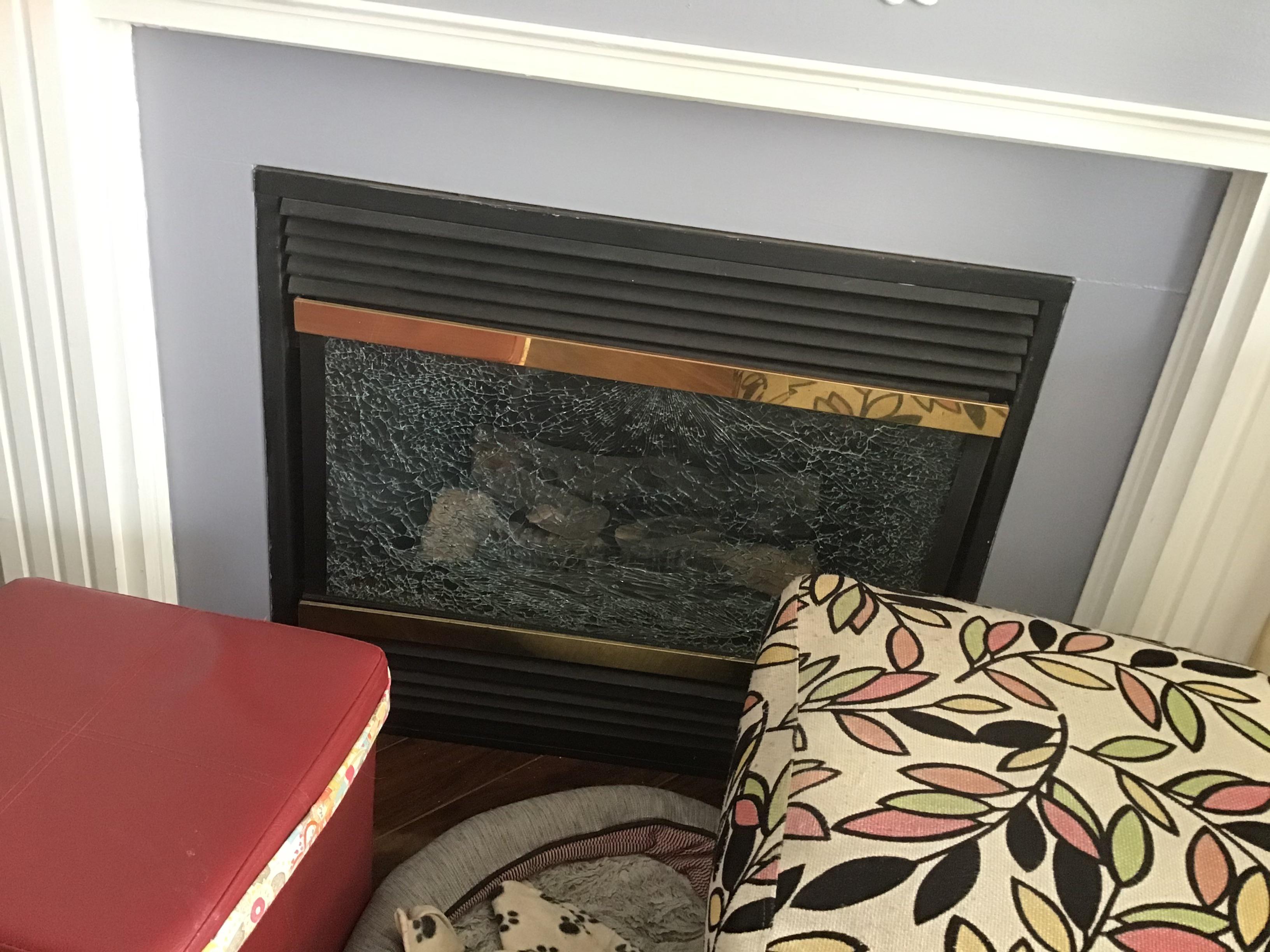 My fireplace suddenly cracked. I don’t know what to do, should I be
