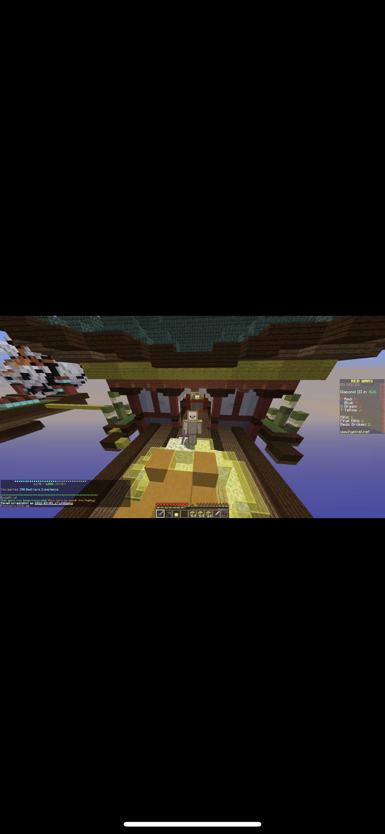 Might not be good in your opinion, but my best ever score on Bedwars