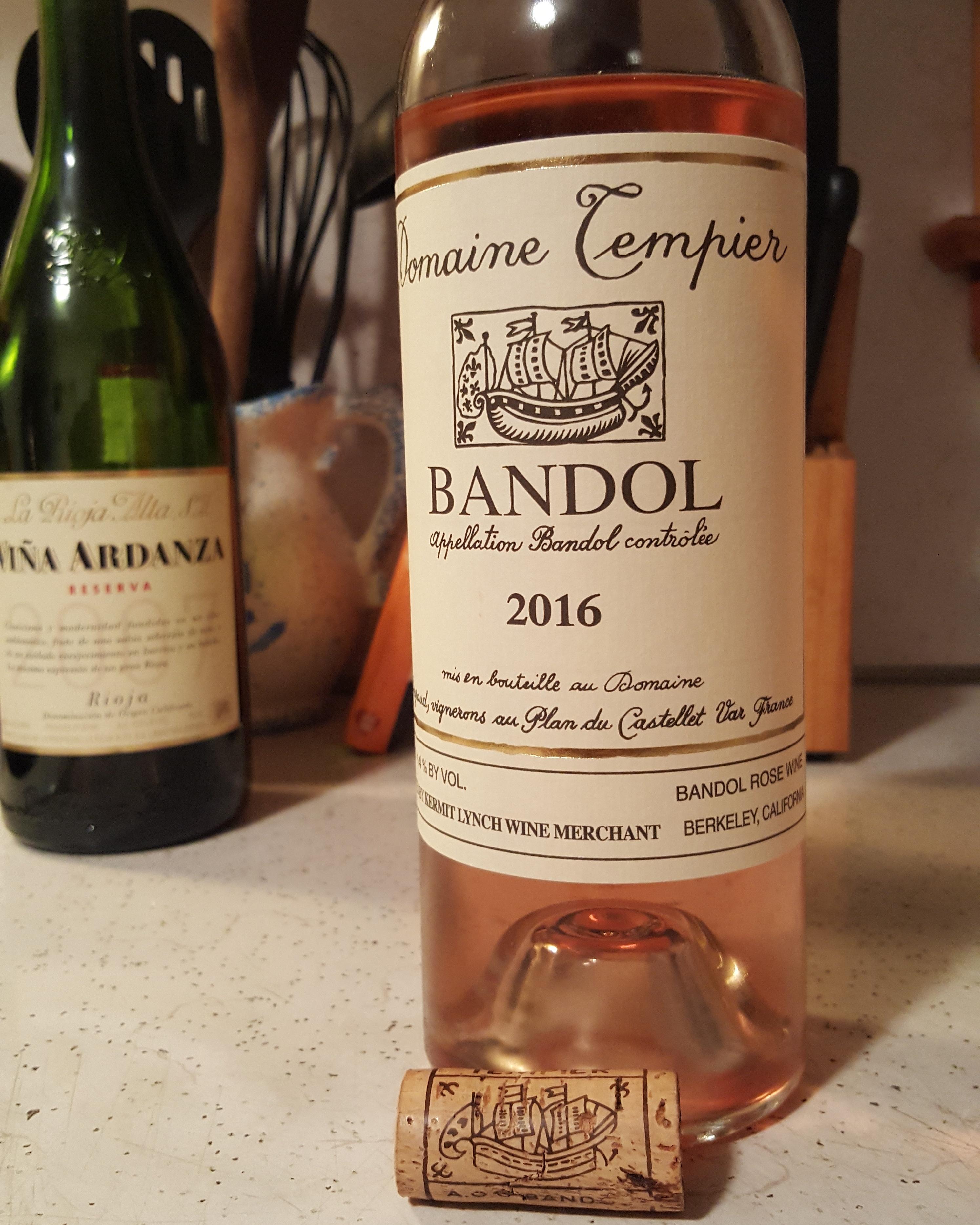 2016 Domaine Tempier Bandol Rose r/wine