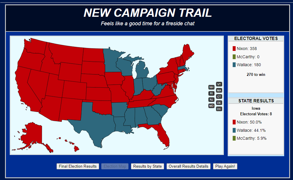 surprisingly good moderate Wallace run thecampaigntrail