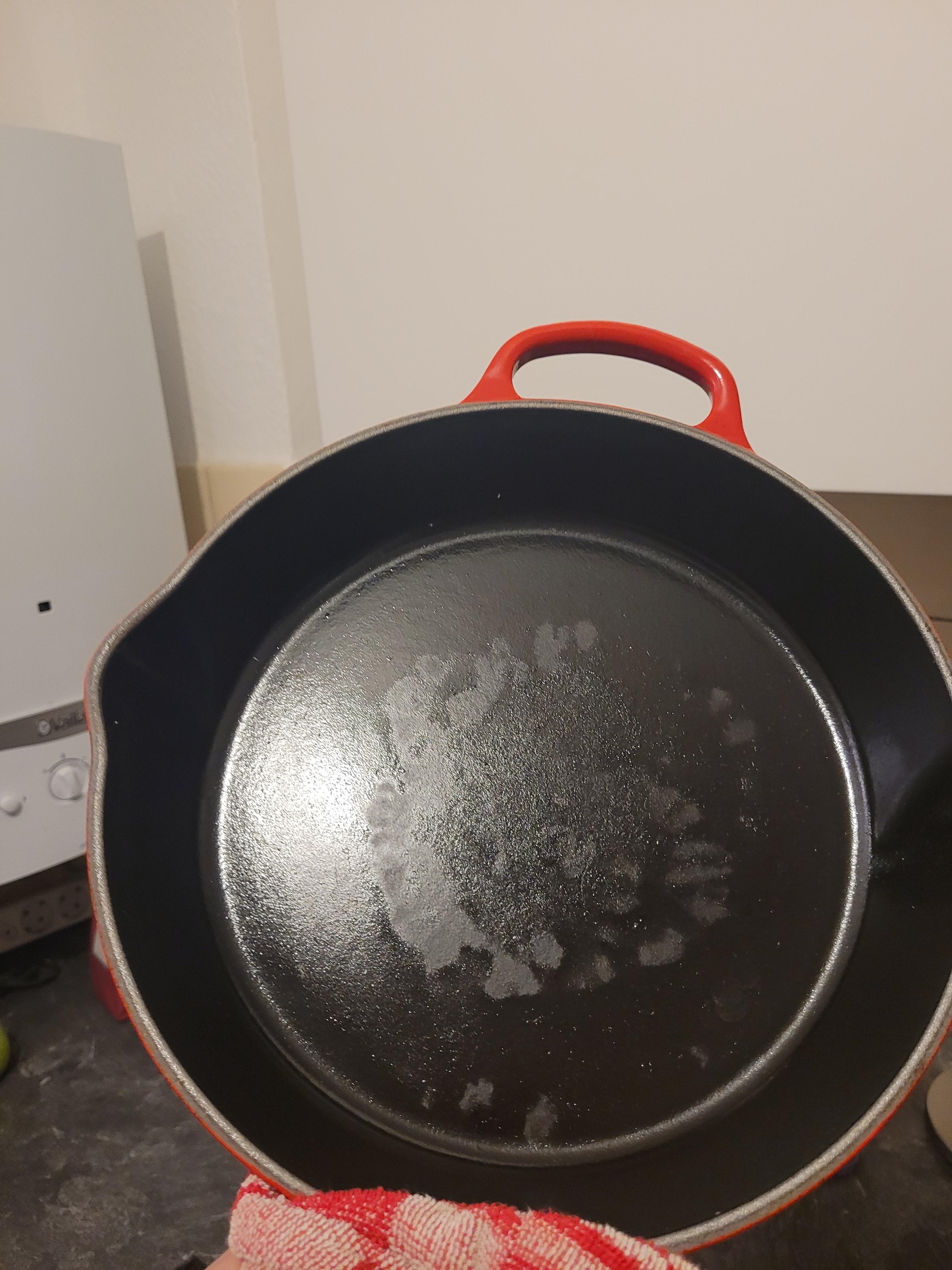 Help! Did I kill my skillet? Are the dull spots damaged/cracked/removed