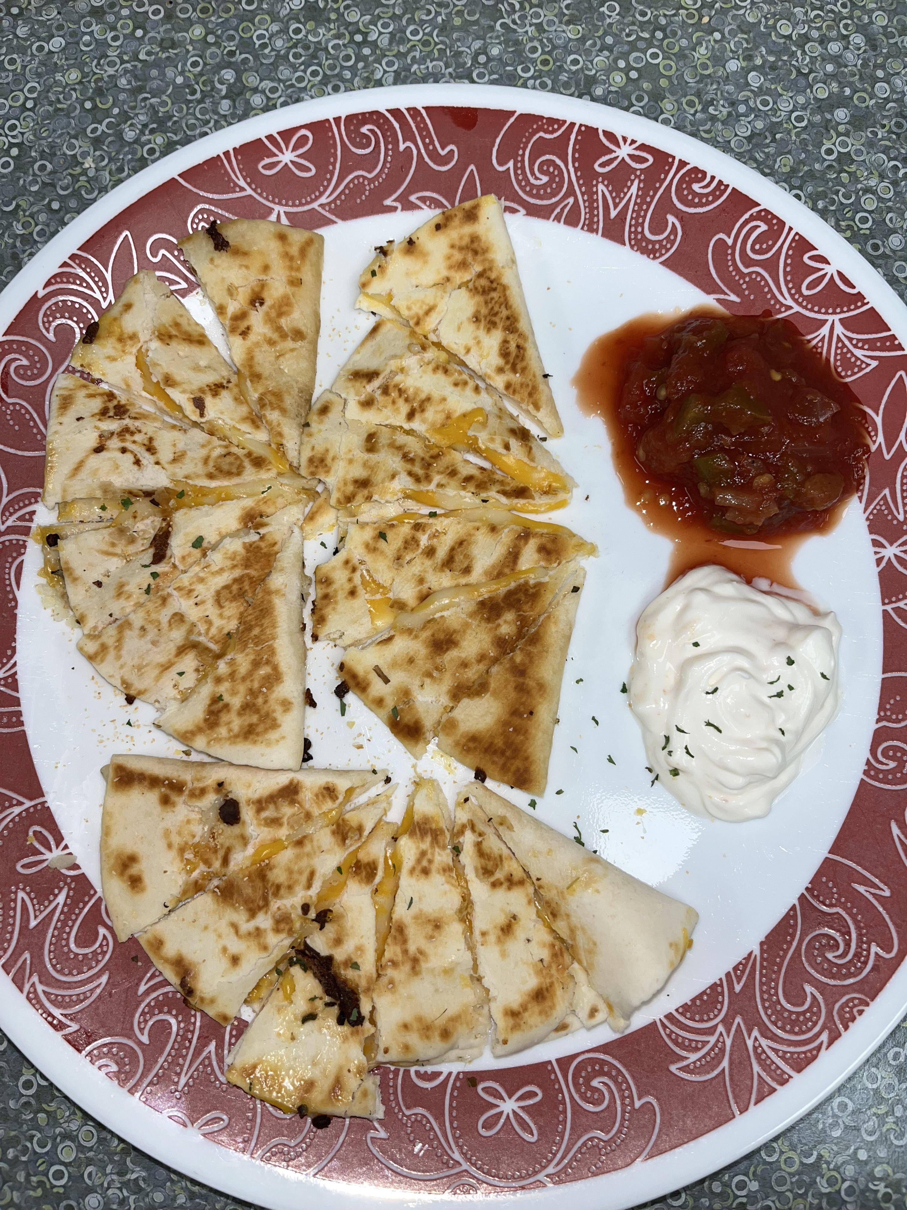 185 calorie quesadillas! r/1200isplenty