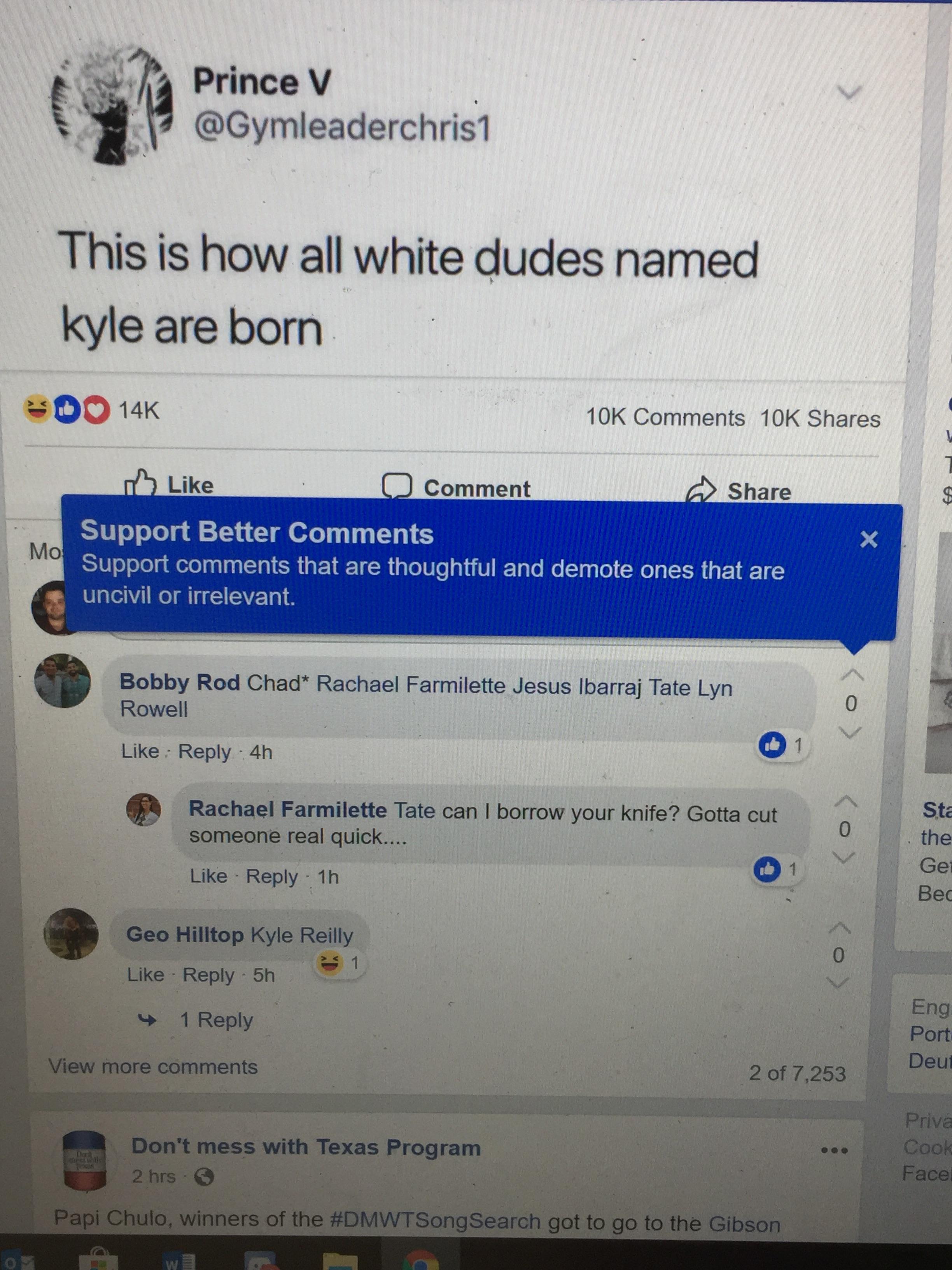 New Redditlike voting system on Facebook?!