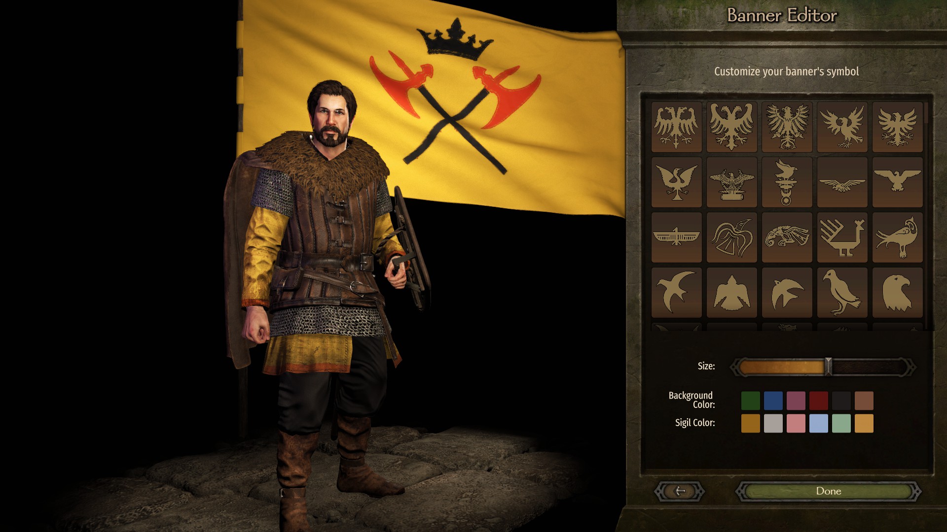 My attempt at House Dustin r/BannerlordBanners