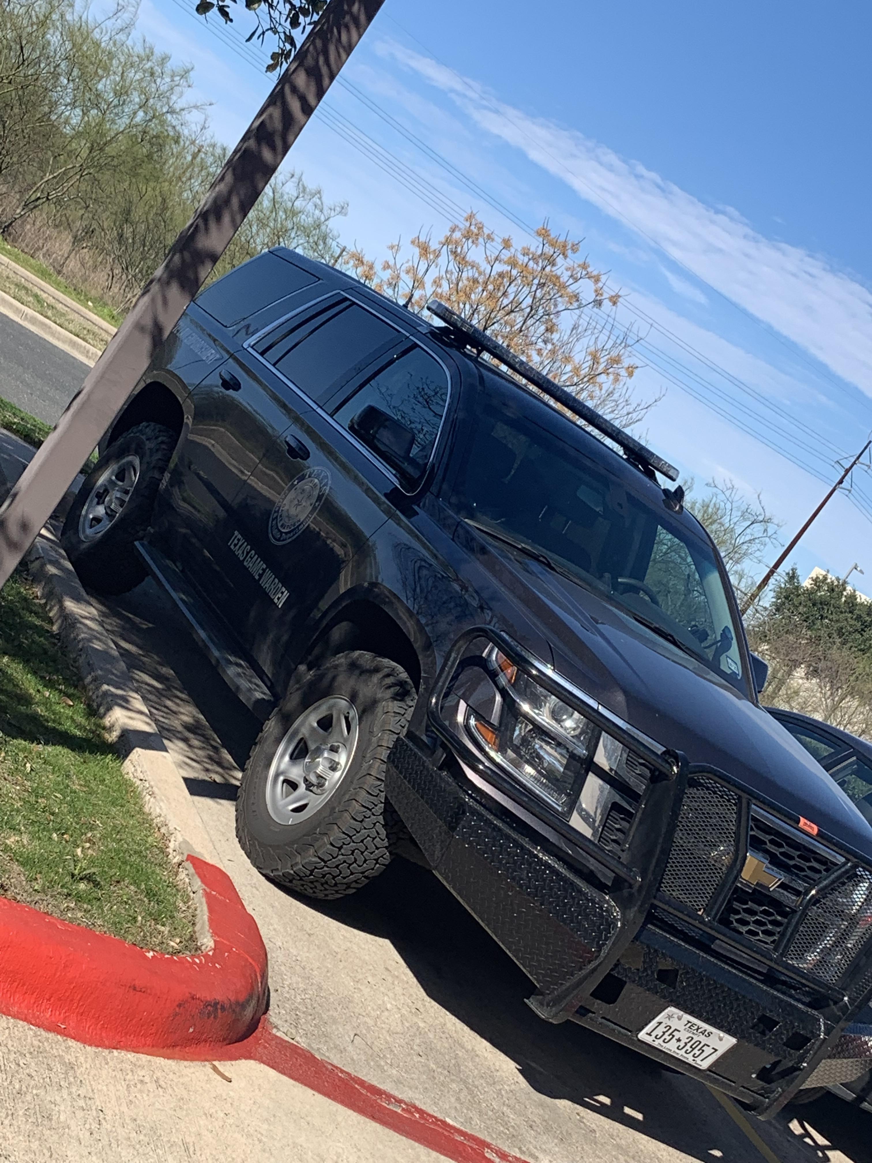 Texas State Game Warden Tahoe (I have never seen one before, only seen