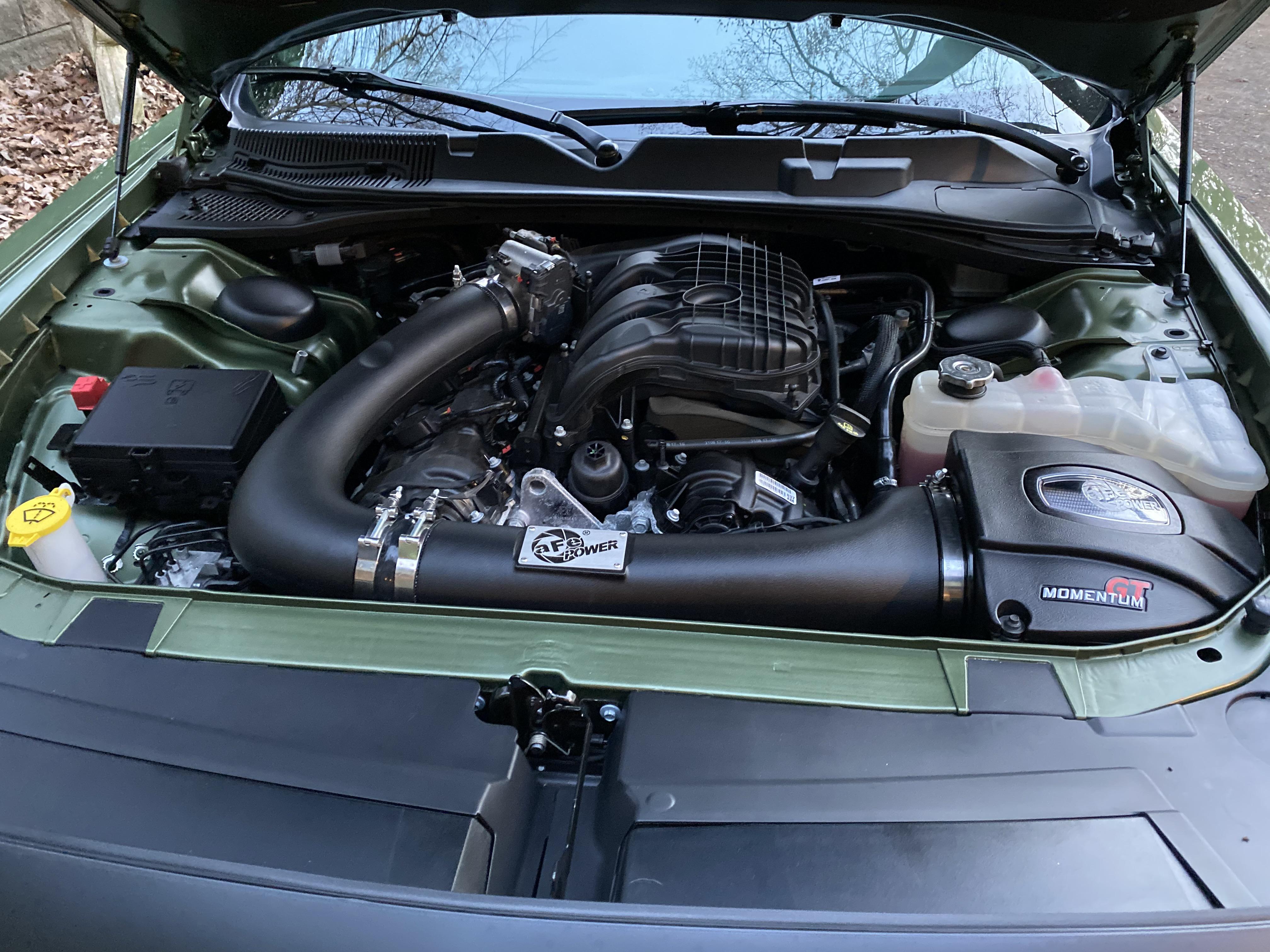 Afe Cold air intake for my 2019 GT. Easy install. Looks and sounds