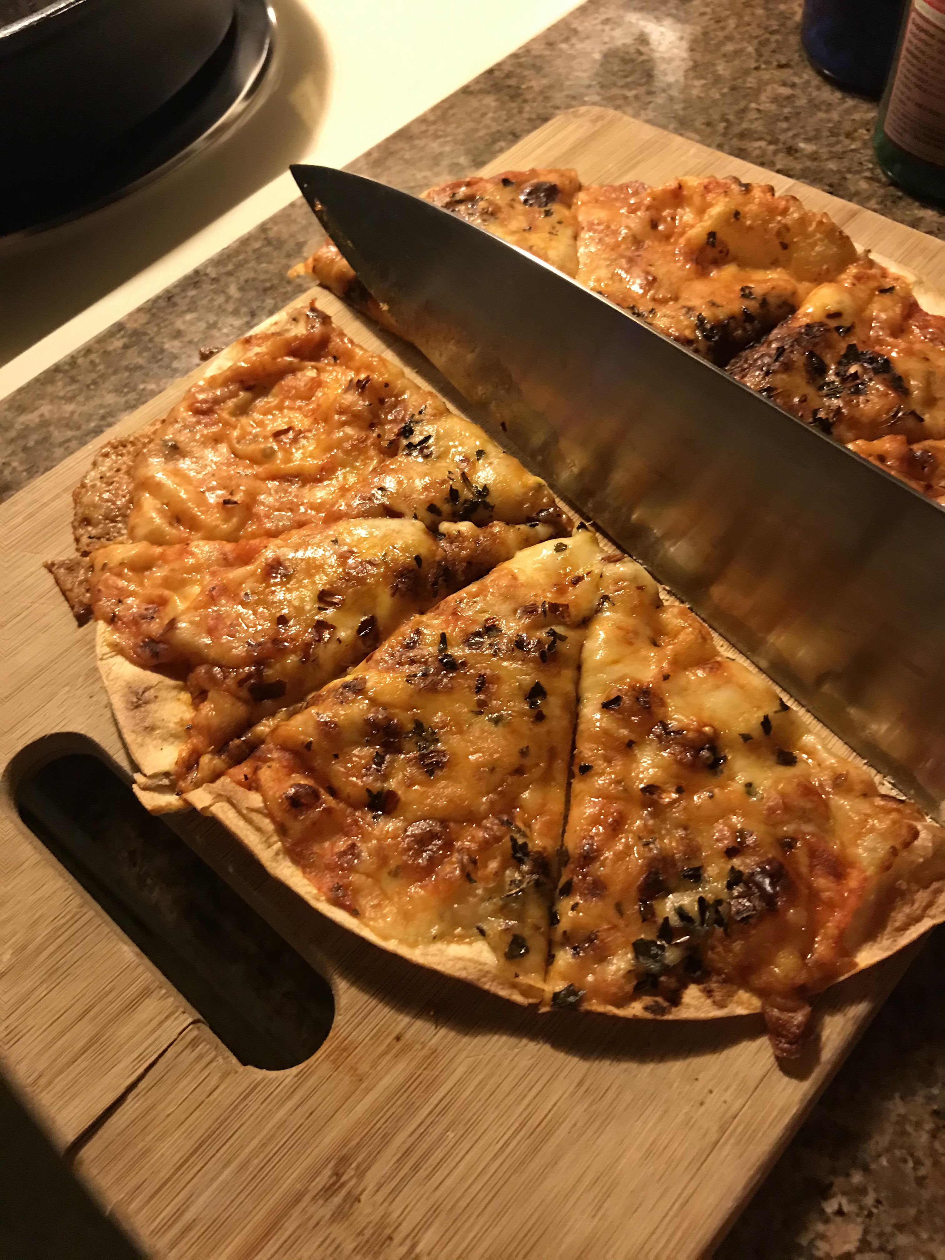 Snack attack tortilla bar pizza r/seriouseats