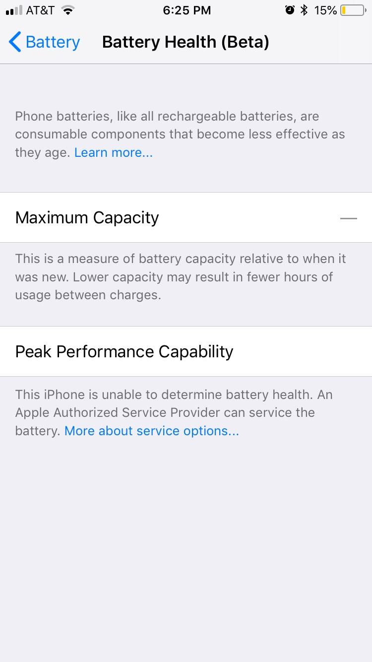 Maximum battery capacity showing after replacing (2weeks over