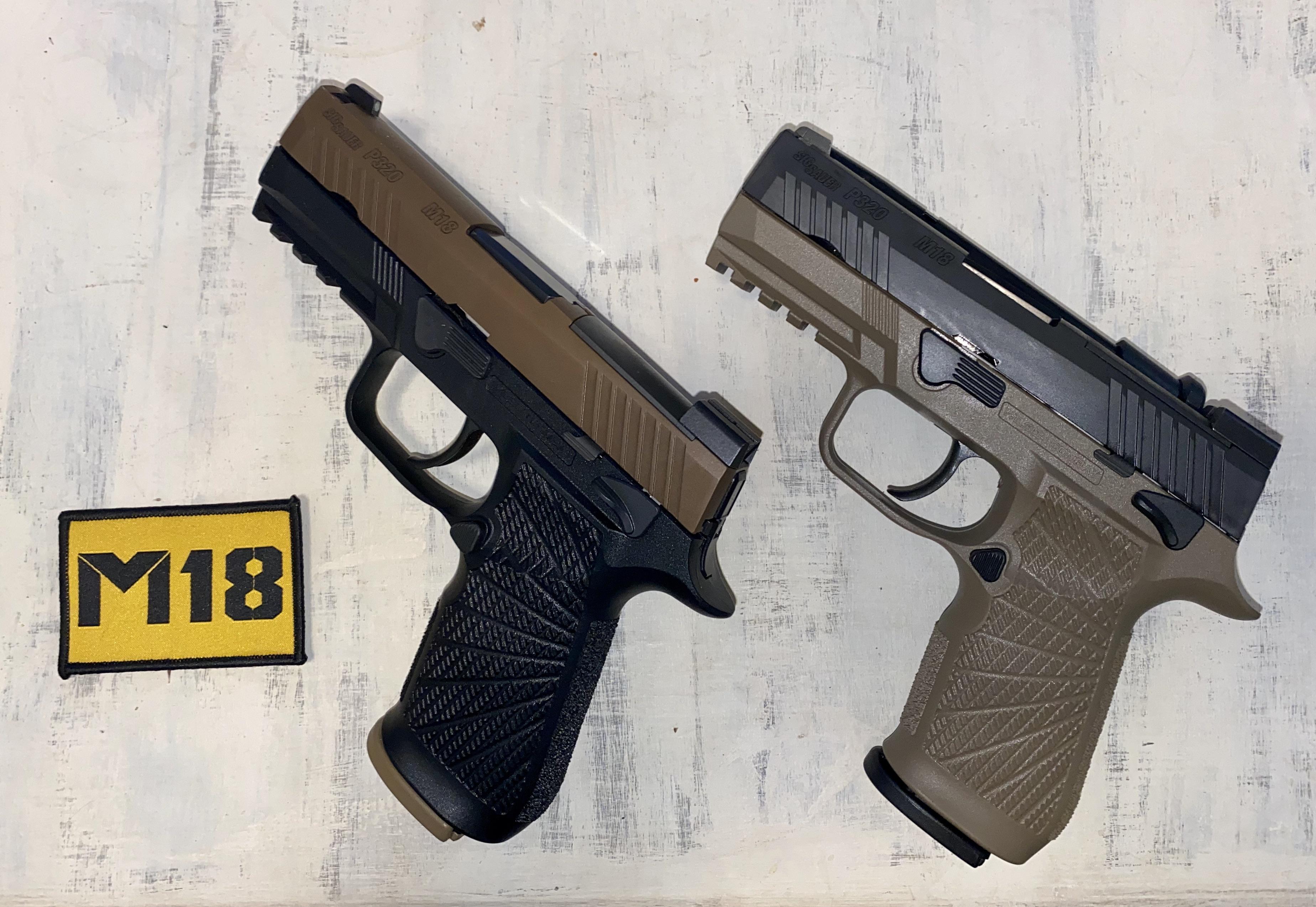 My M18s w/Wilson Combat grips r/SigSauer