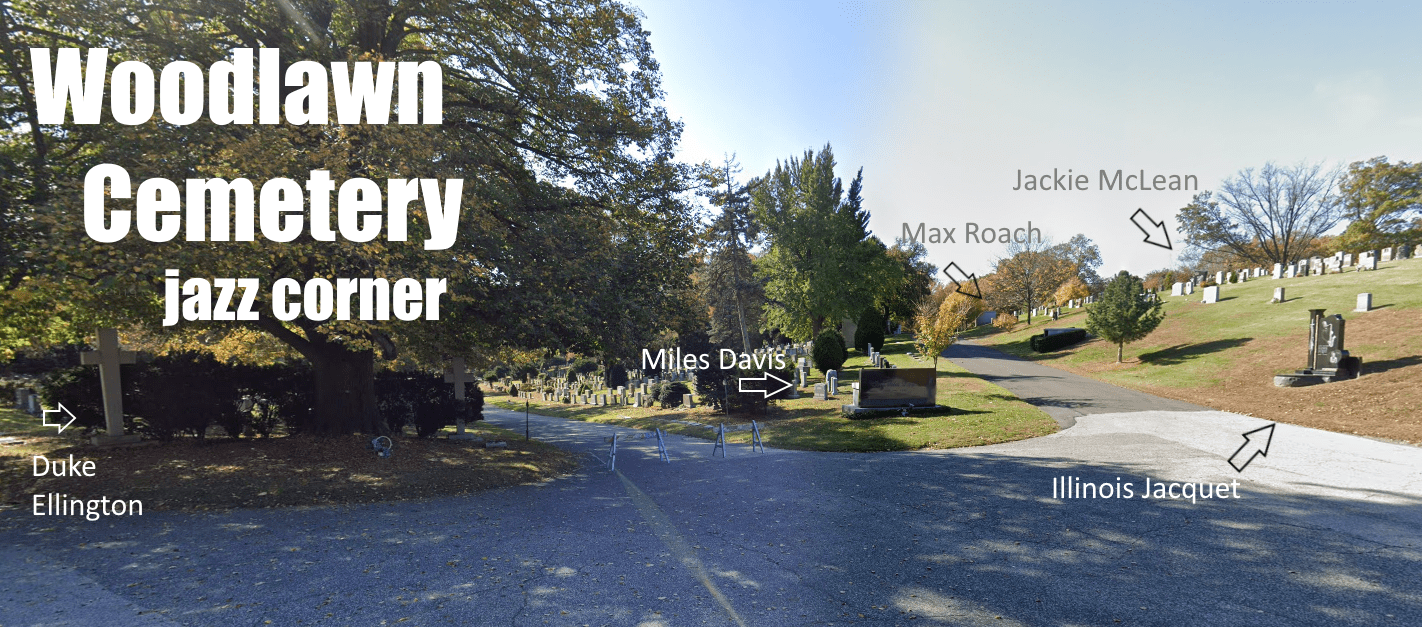 Woodlawn Cemetery Jazz Corner Bronx, NY r/Jazz