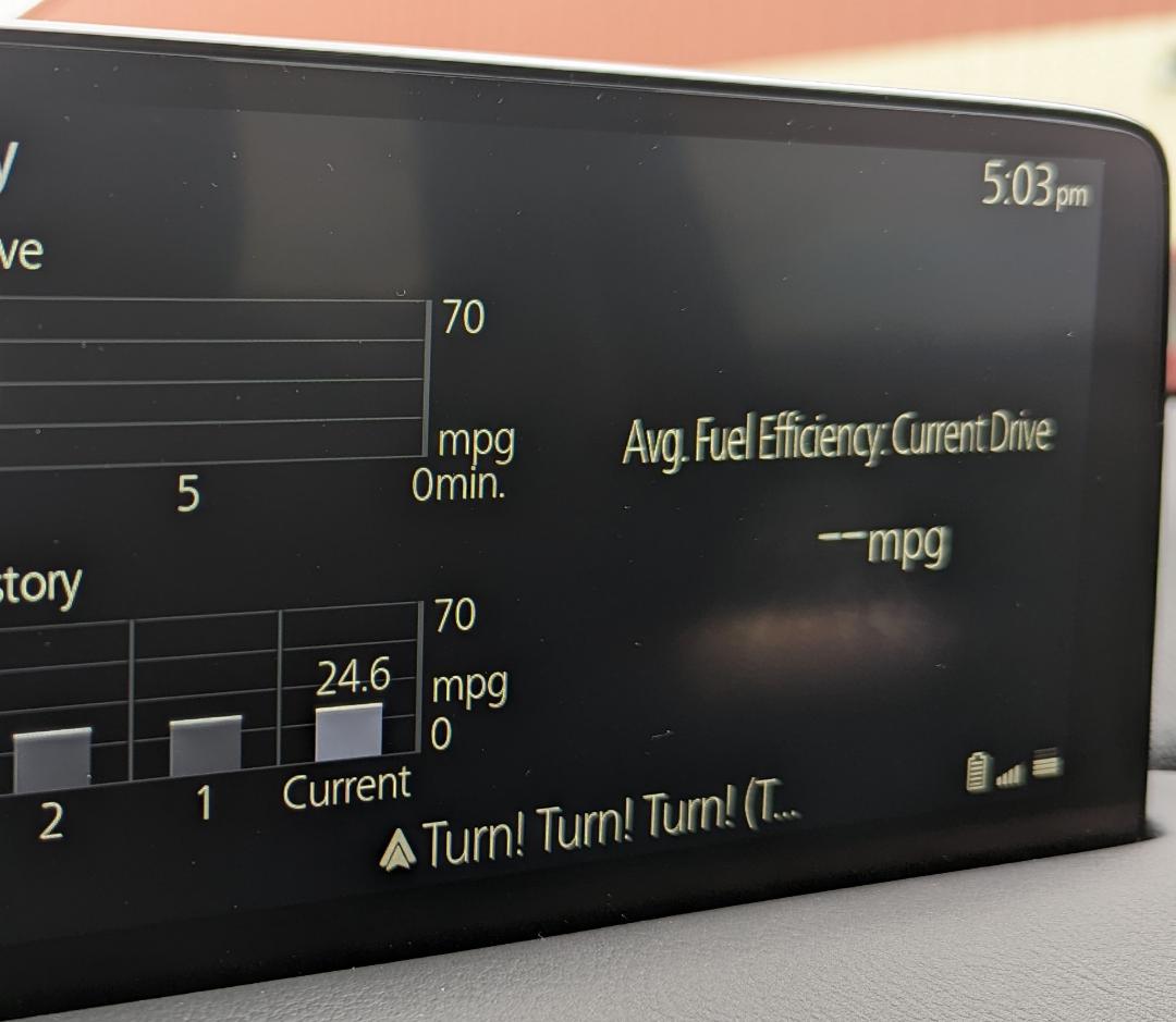 Well that's a new warning. Normally it just tells me to BRAKE! 🤪 r/CX5