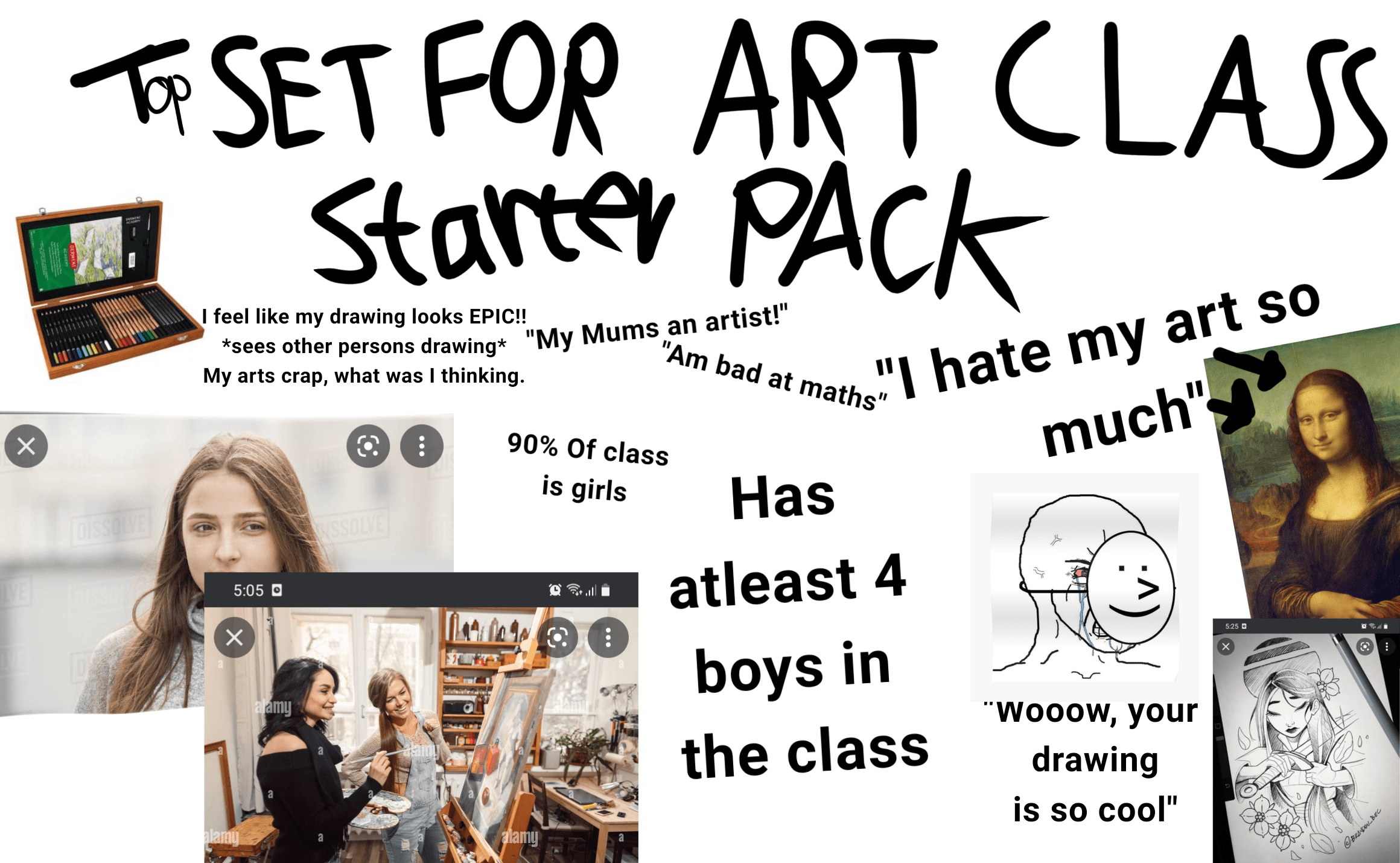 Top Set For Art Starter Pack r/starterpacks