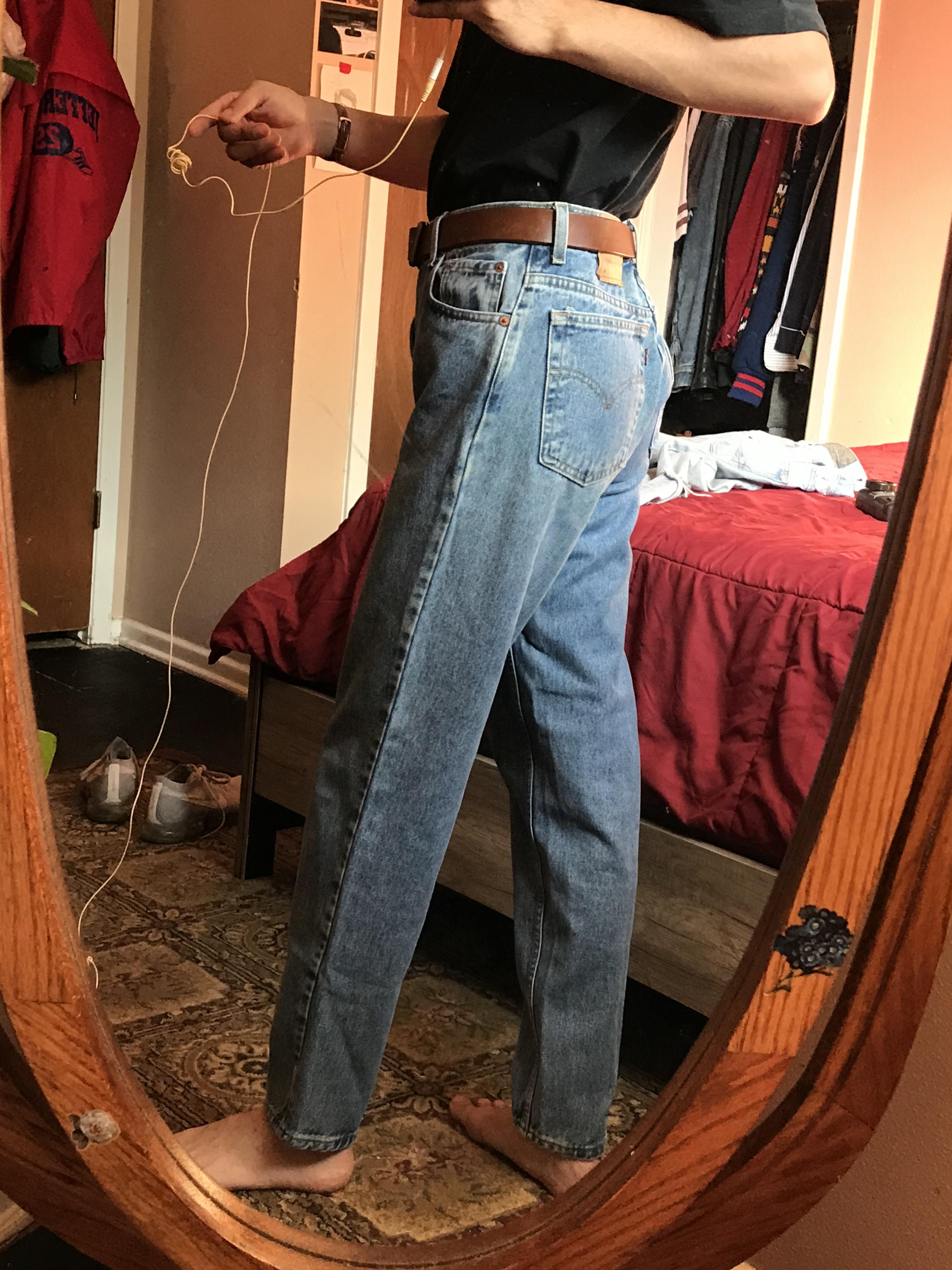 Found a pair of 550 Levi’s jeans for 3! The epitome of dad jeans. Fit