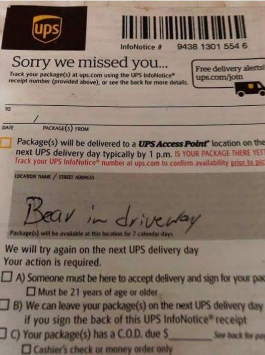 "Your package could not be delivered" r/pics