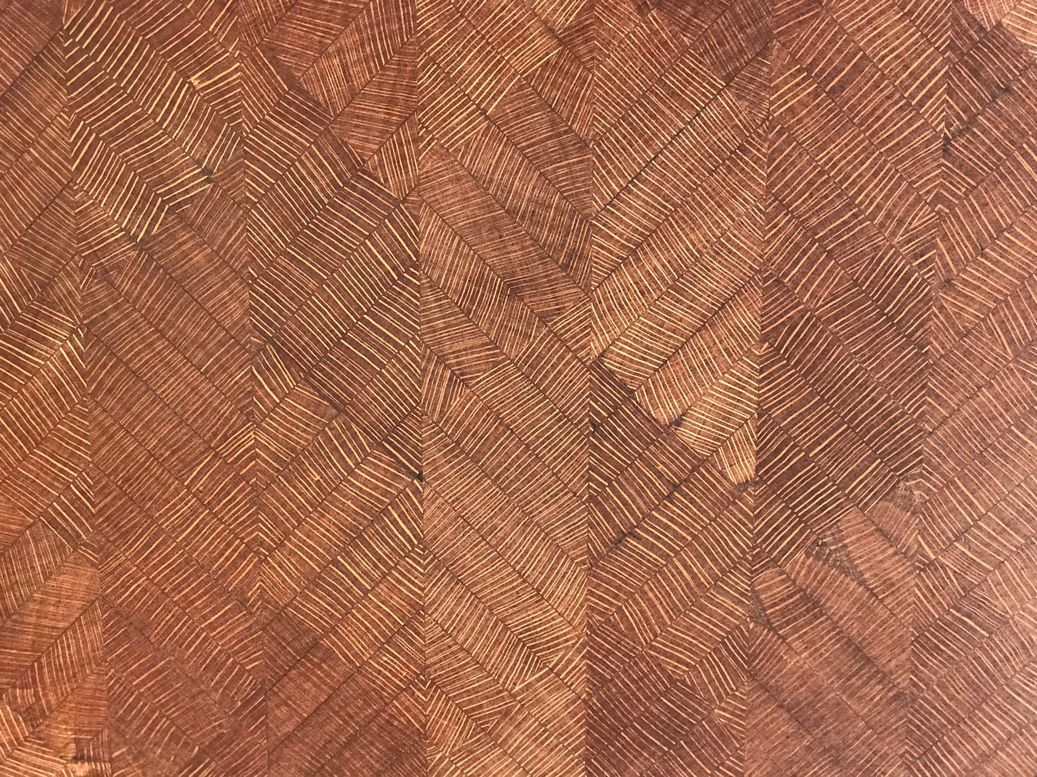 Made some end grain cutting boards from some junky silky oak. r