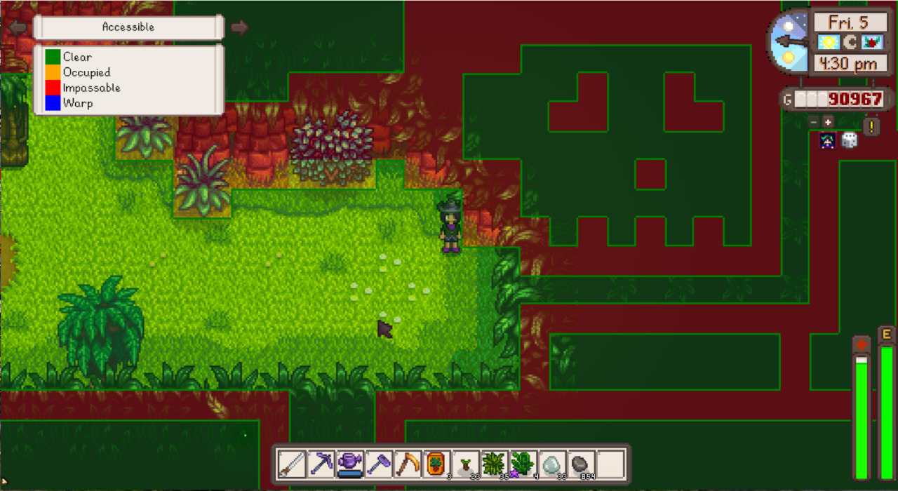 So I found this while playing around with mods in Ginger Island... r