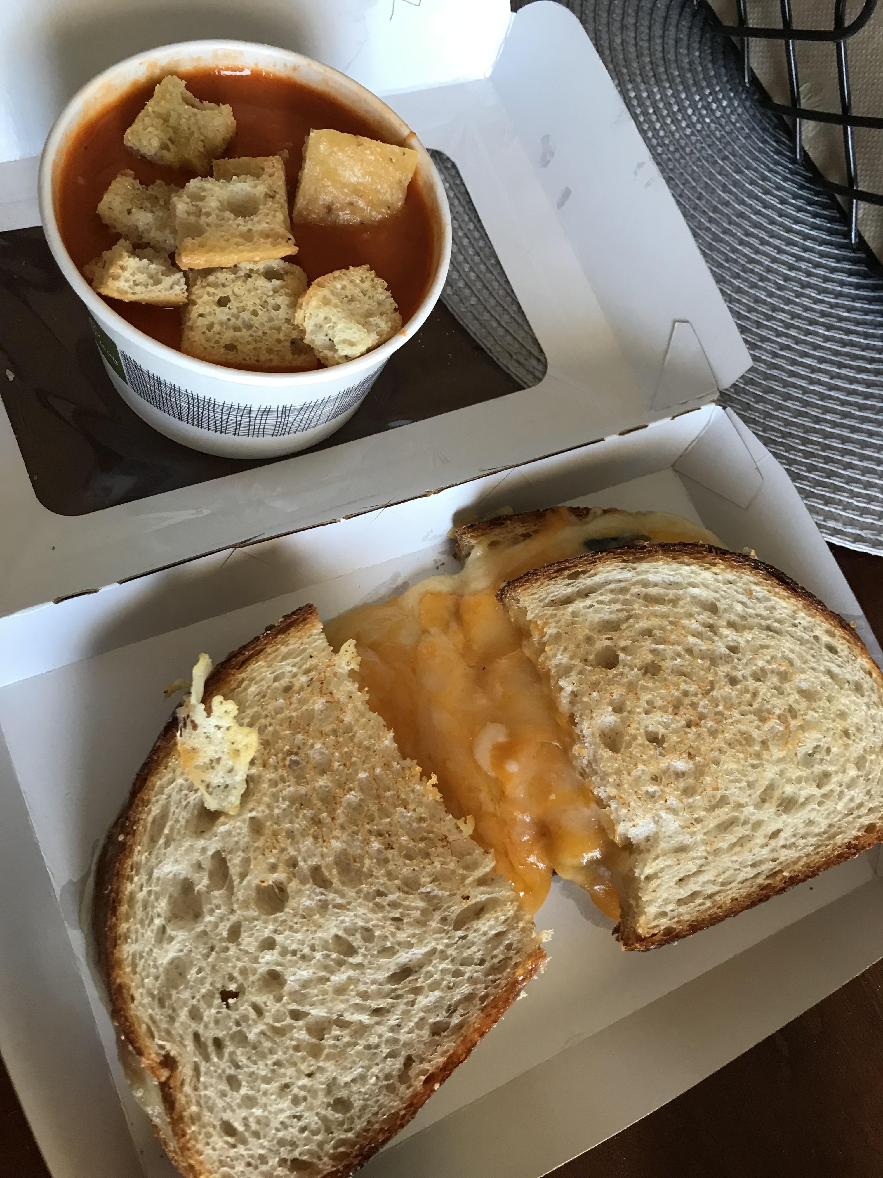 Extra cheese at Panera is the only way to go r/grilledcheese