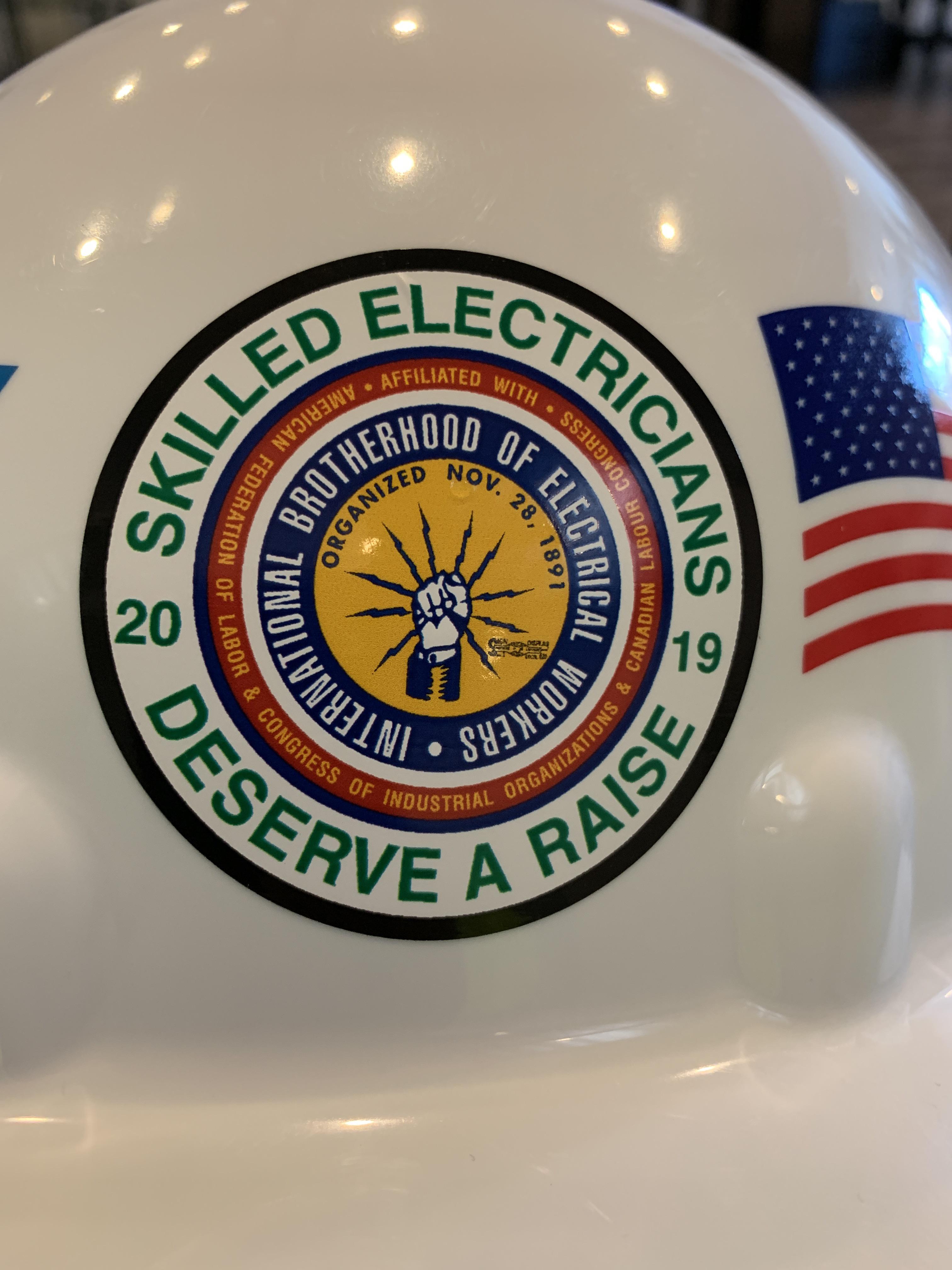 Starting local 11 today! Got this sticker for my hat 😁 r/IBEW