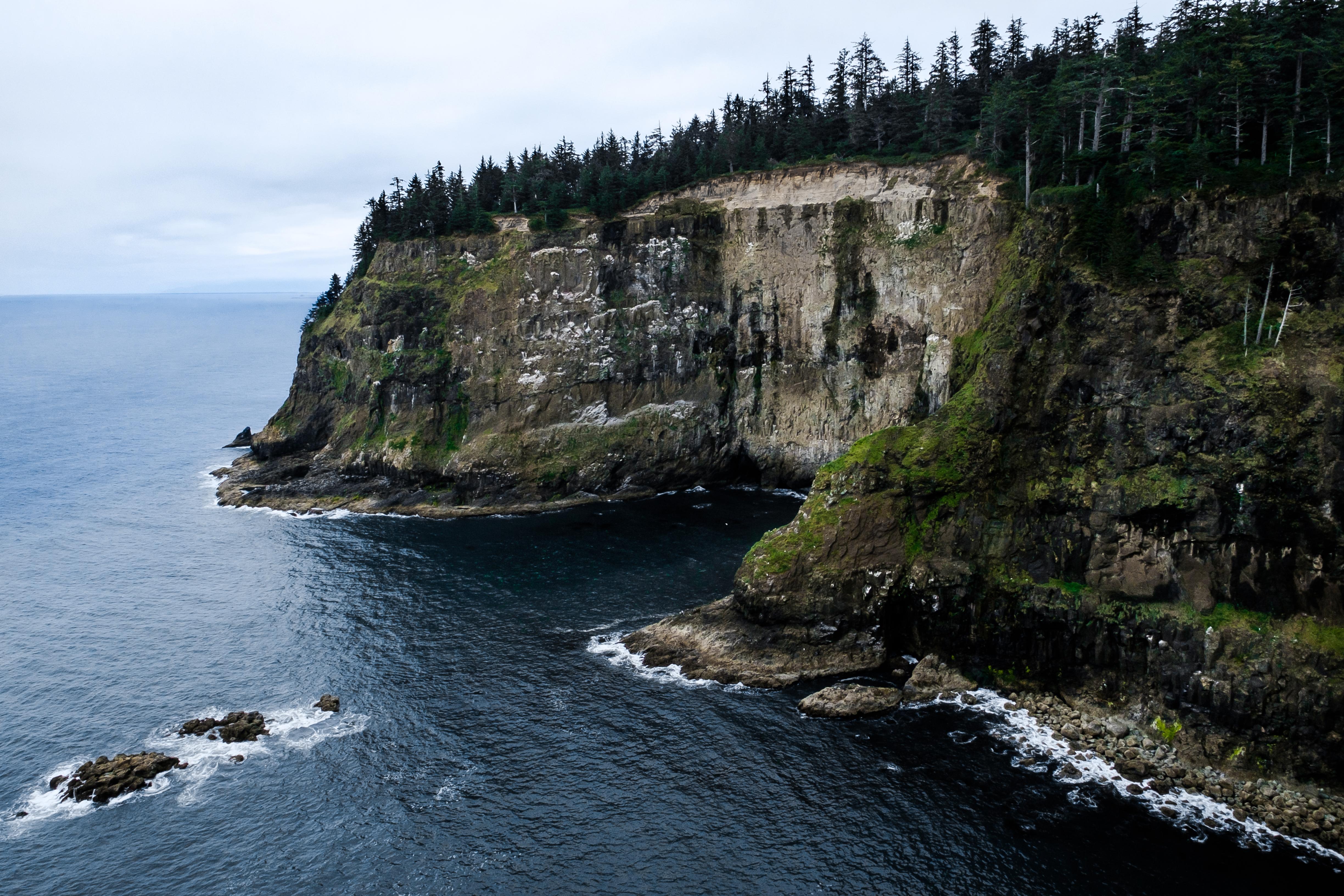 I find overcast just as stunning Cape Meares Oregon [OC][4896x3264