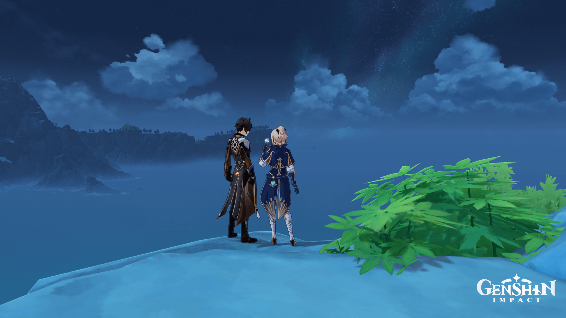 Zhongli explaining the story of Dandelion flowers. r/Genshin_Impact