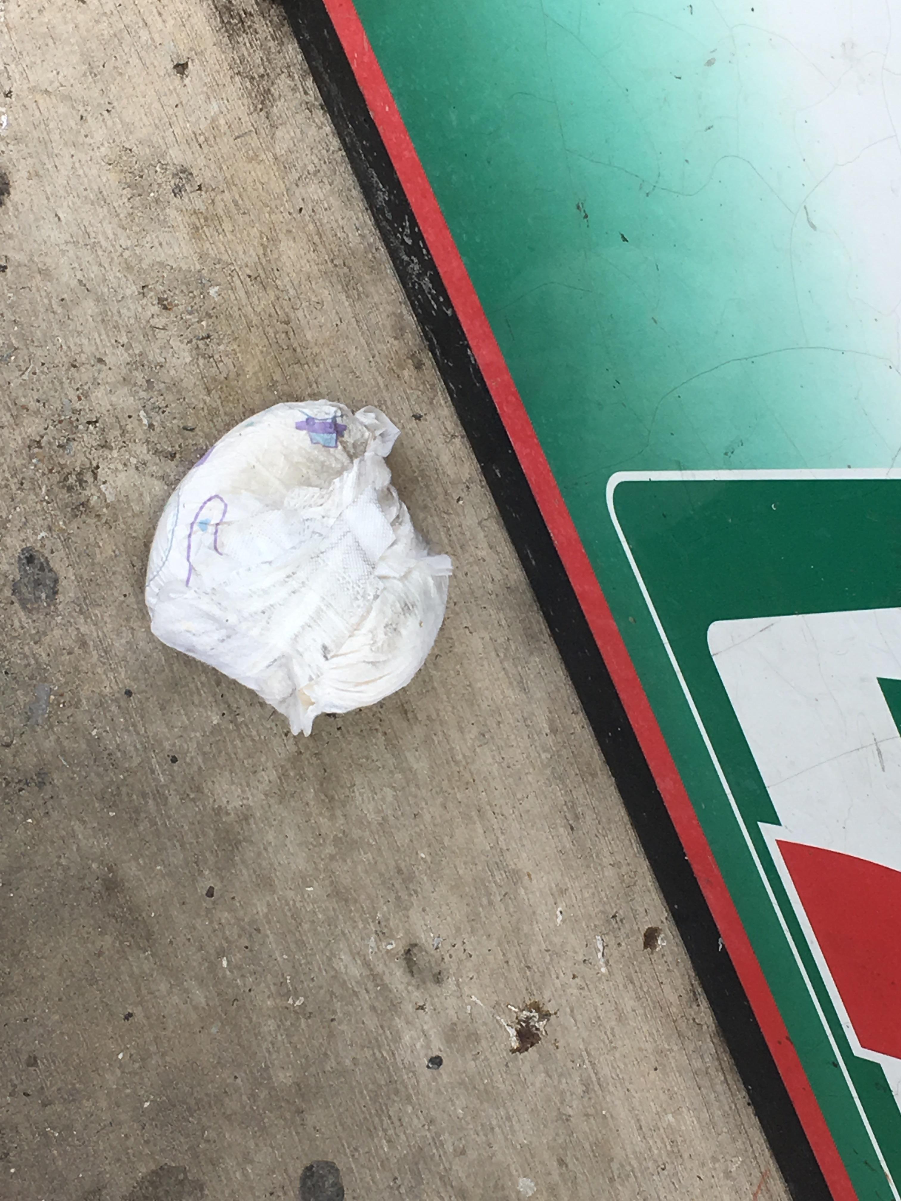 Diaper at the Gas Station r/mildlyinfuriating
