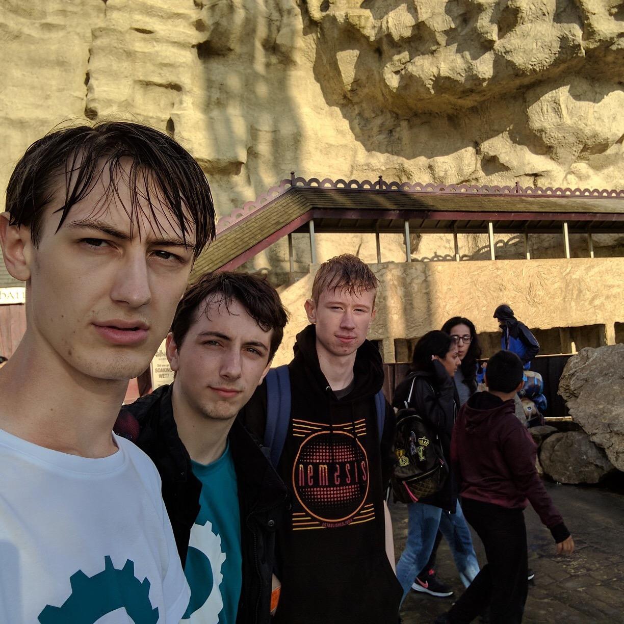 Shawn Sanbrooke, Chris Franklin, and Dean Johnson (2015) (colorized